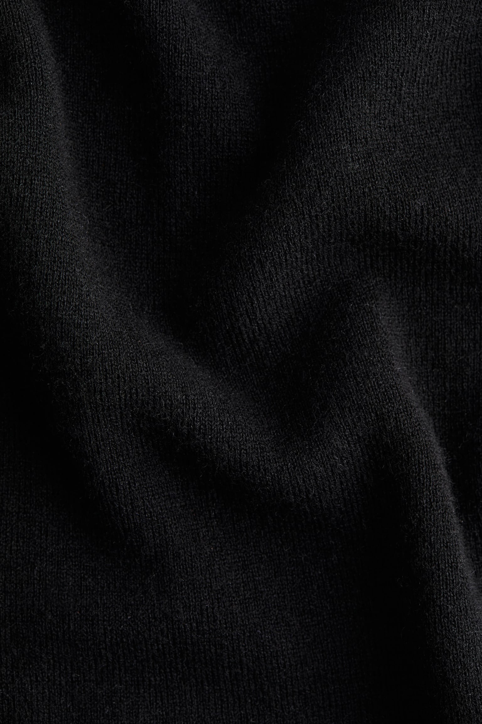 Женский топ H&M Fine-Knit Cashmere-Blend Top, цвет: Чёрный — фото 5