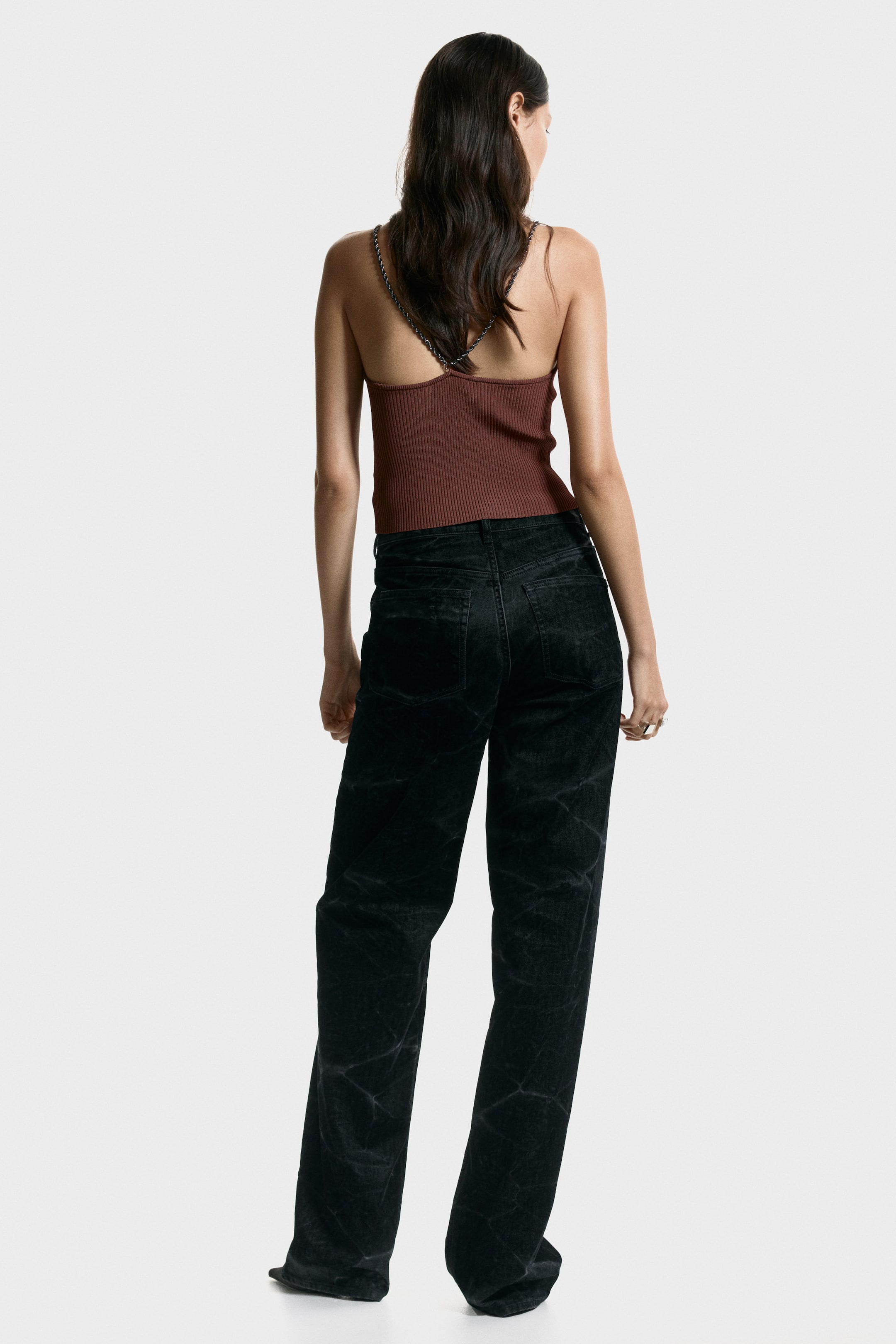 View larger image: Chain-Strap Top - Brown - Ladies | H&M CA 5