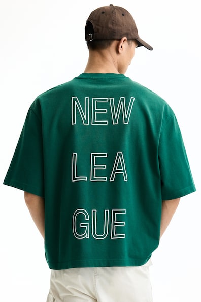 オーバーサイズフィット プリントTシャツ