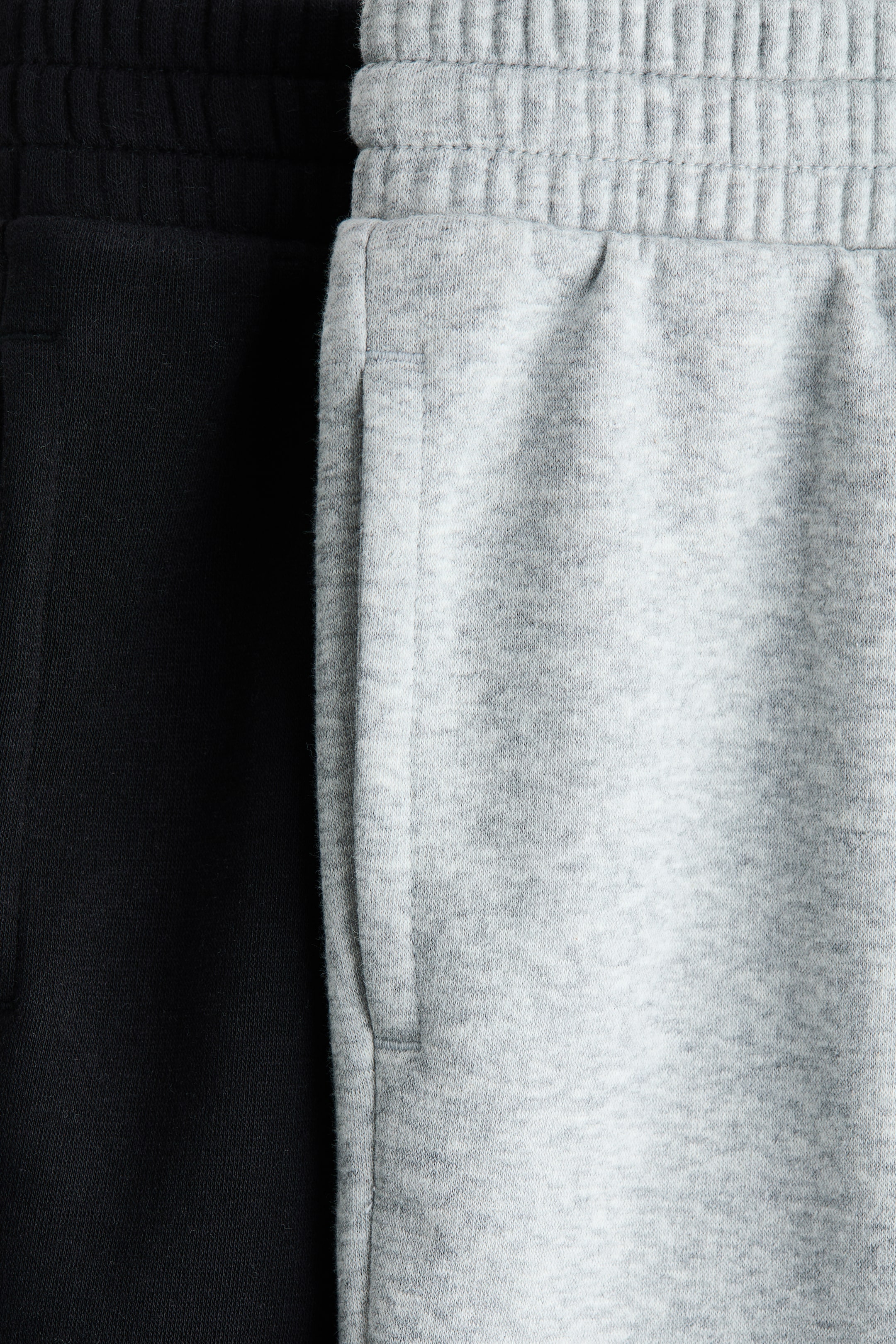 View larger image: 2-pack sweatshirt joggers - Black/Light grey - Kids | H&M IN 2