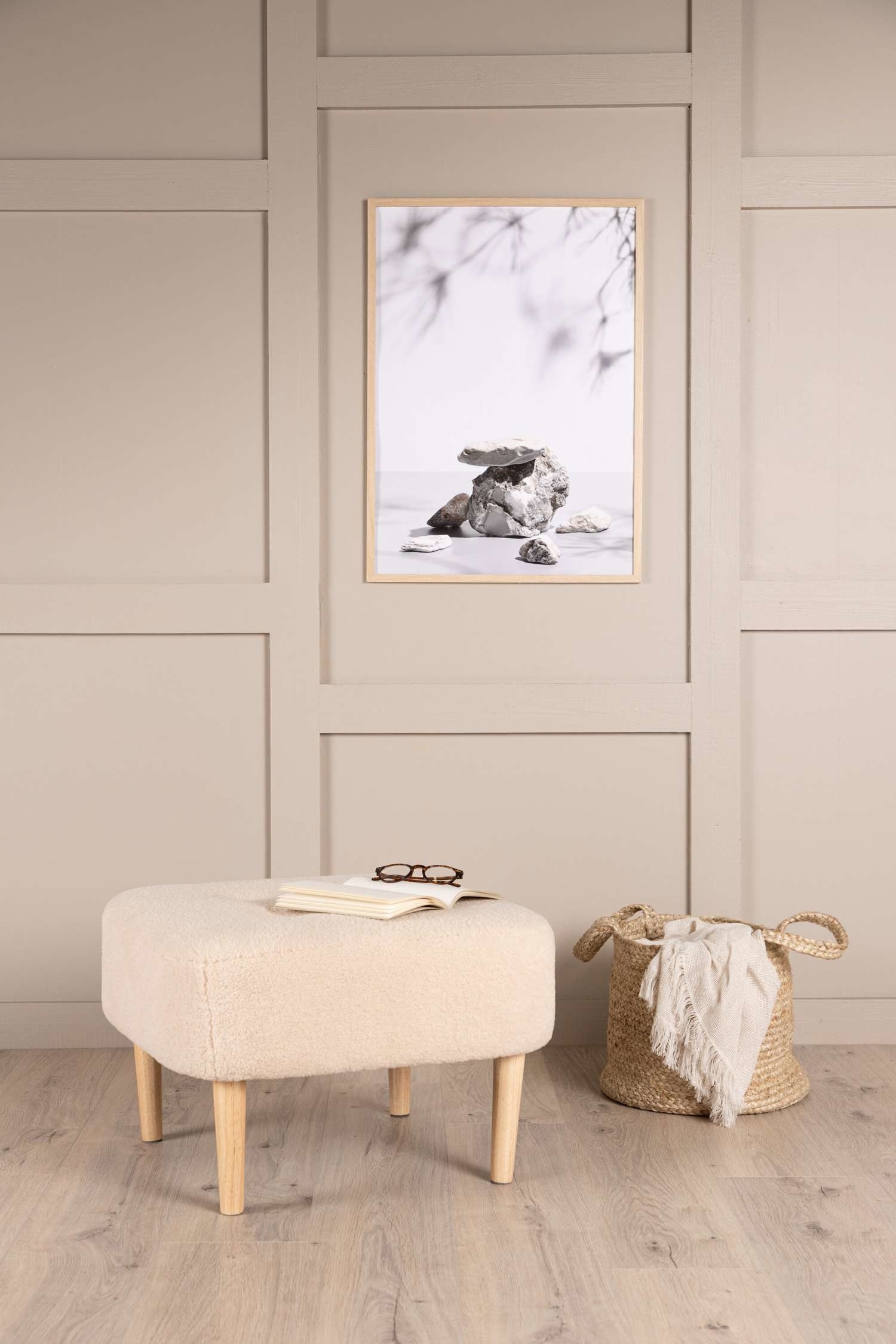 Salina Pouf - Polaire, Blanc