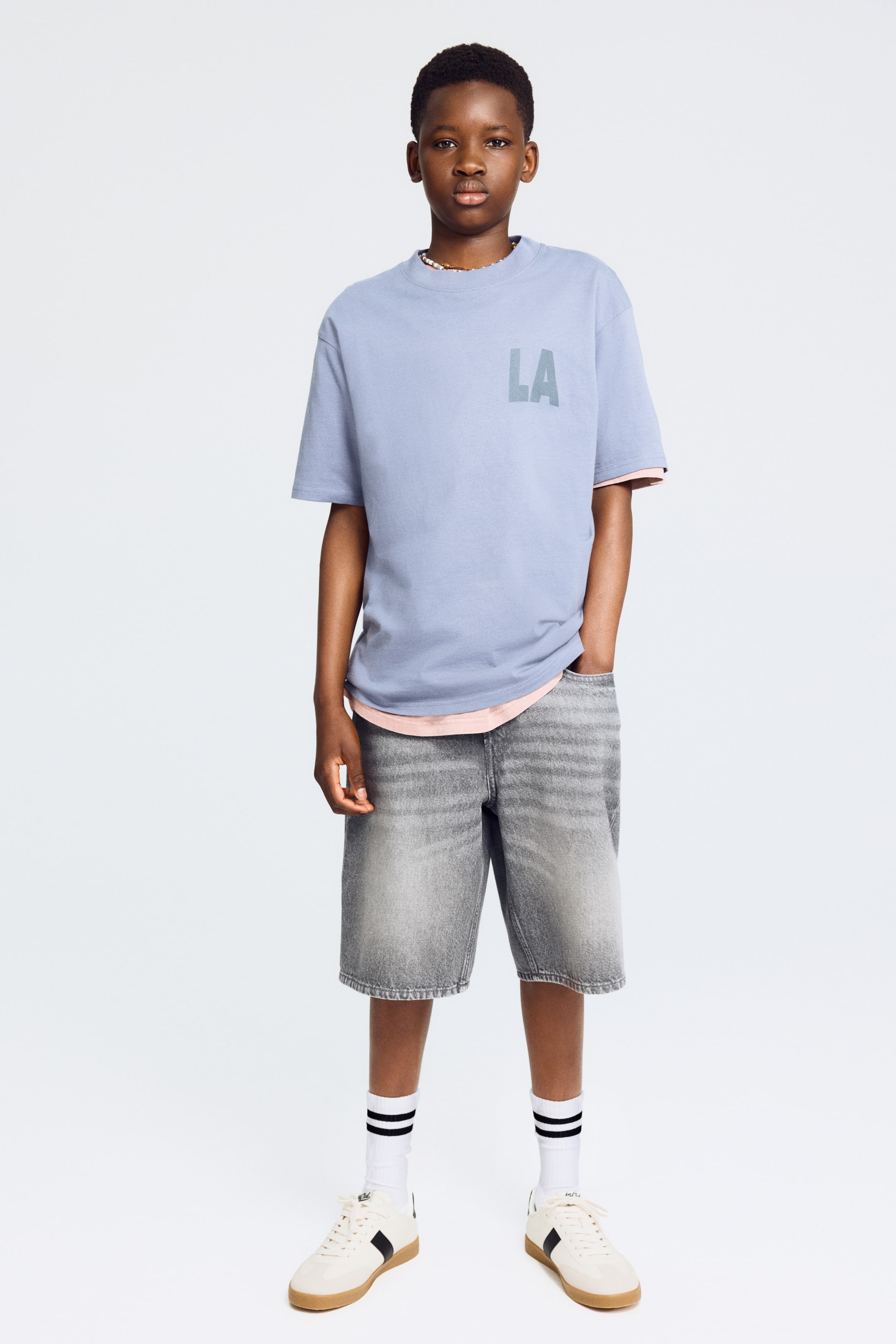 Baggy-Fit Denim Shorts