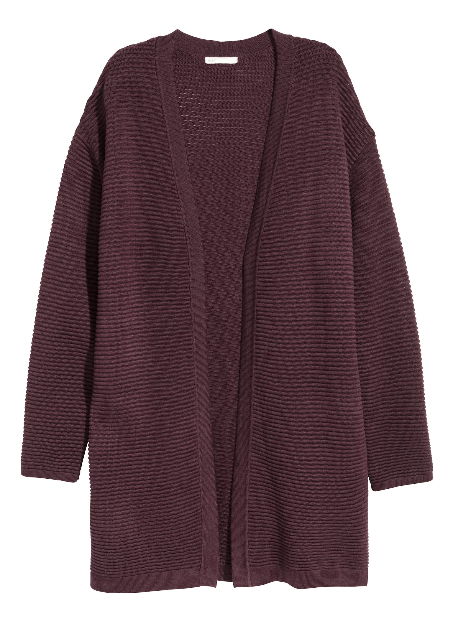 Burgundy Knit Cardigan (M)