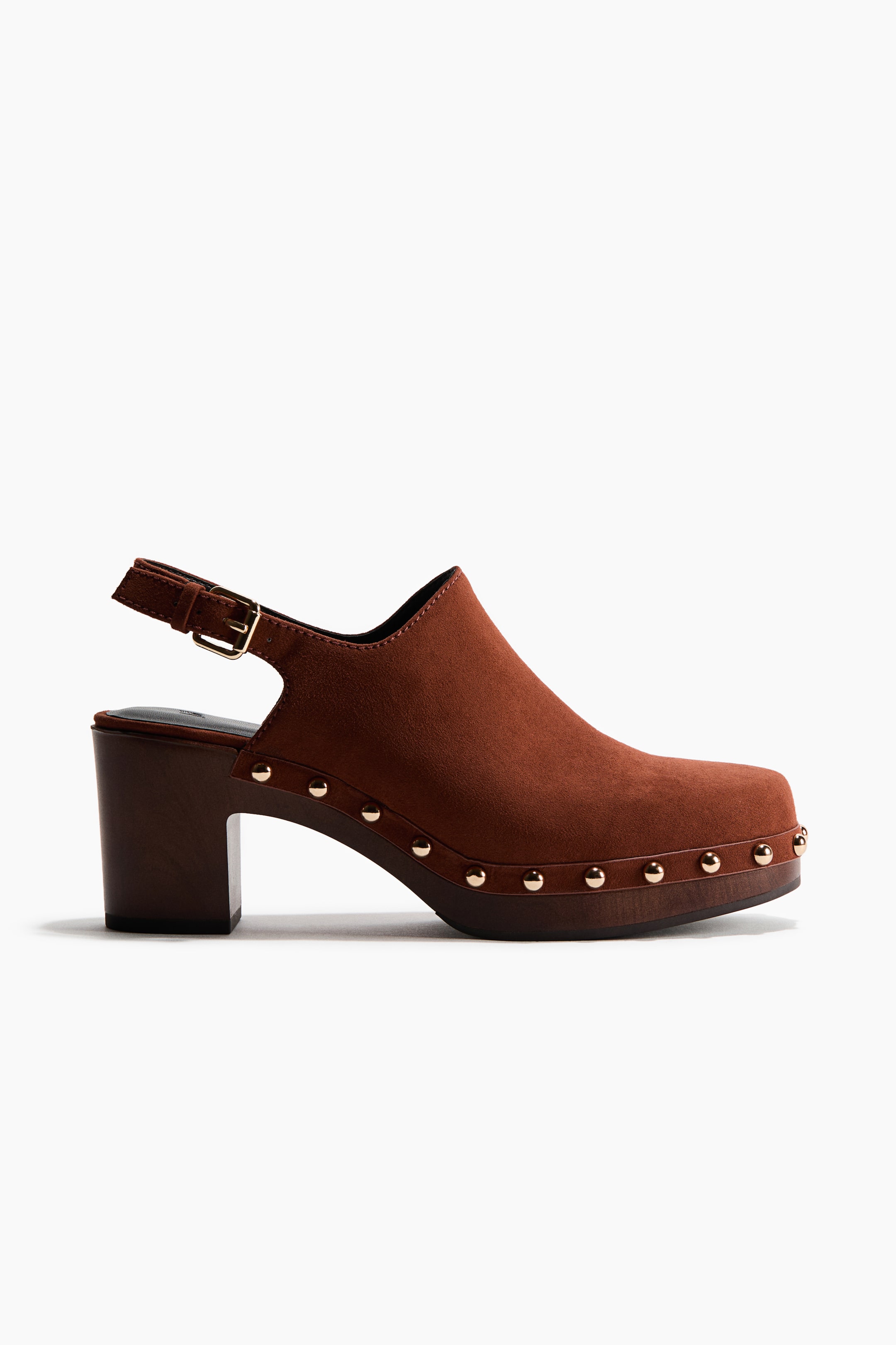Grotere afbeelding bekijken: Clogs met hak - Bruin - DAMES | H&M NL 1