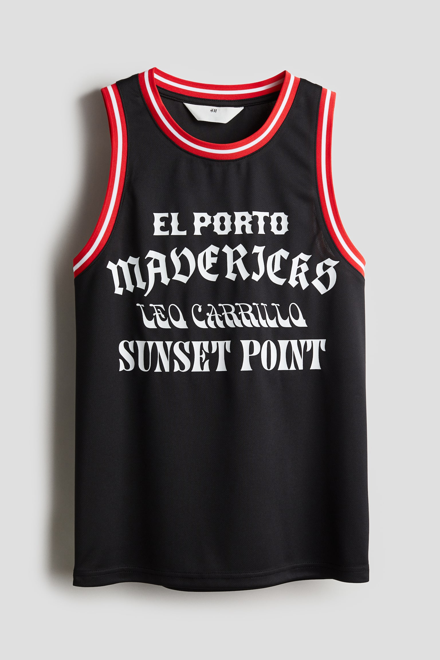 Mesh Basketball Tank - Black/Mavericks - 1