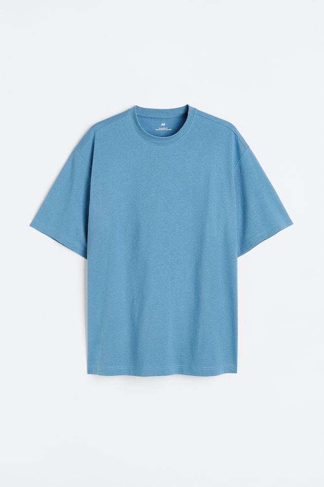 T-shirt Loose Fit - Blå/Vit/Svart/Gul/dc/dc/dc/dc/dc - 1
