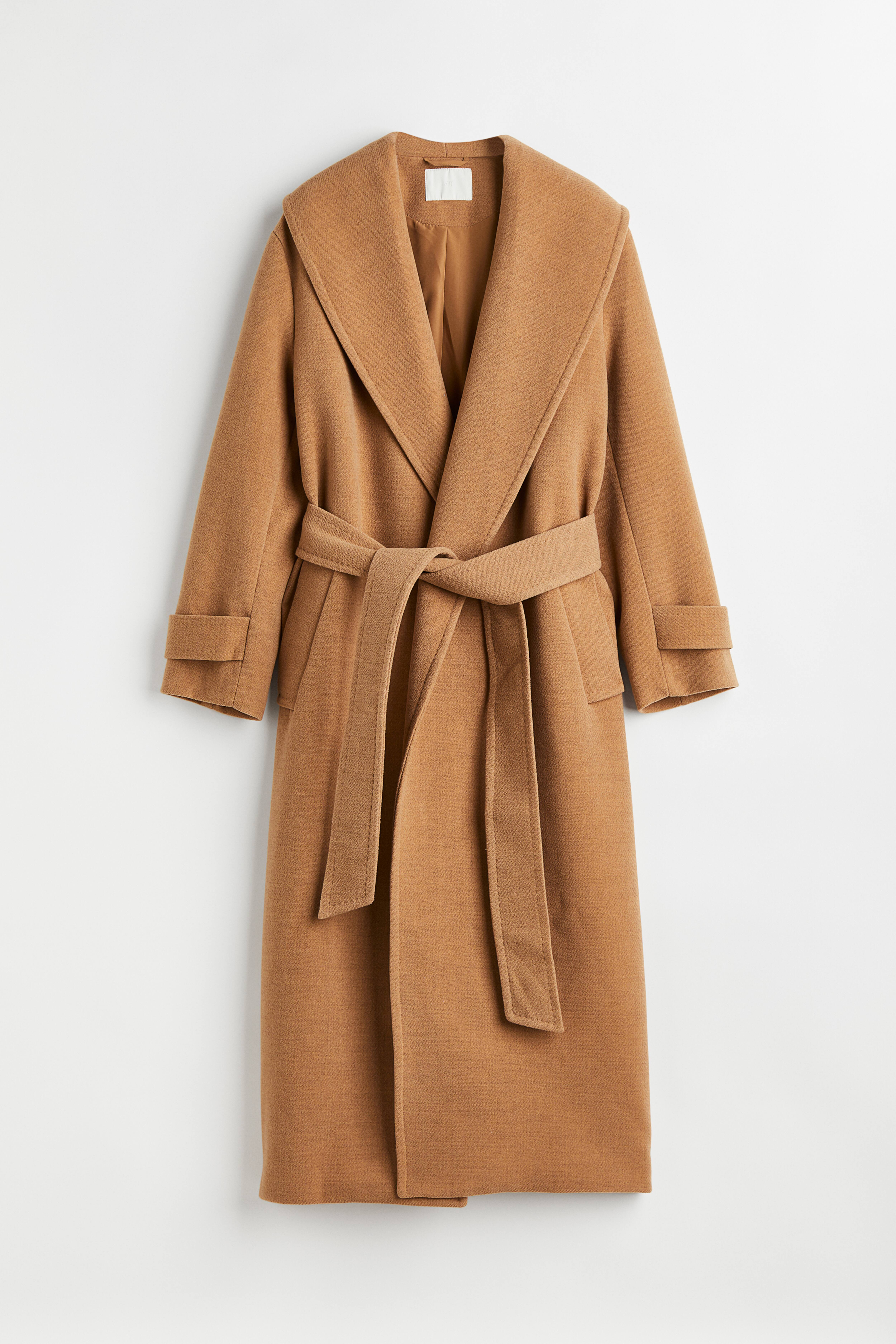 NWT H&M retailer camel coat