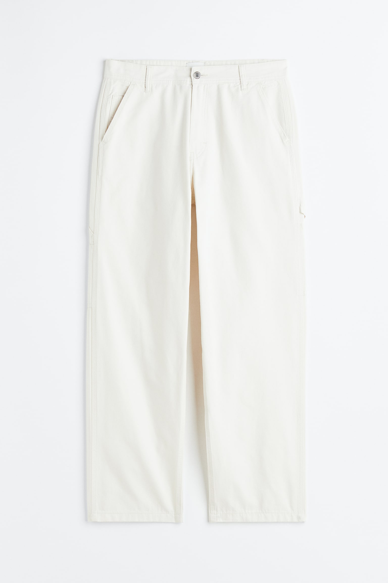 Relaxed Fit Worker trousers - Cream - 1