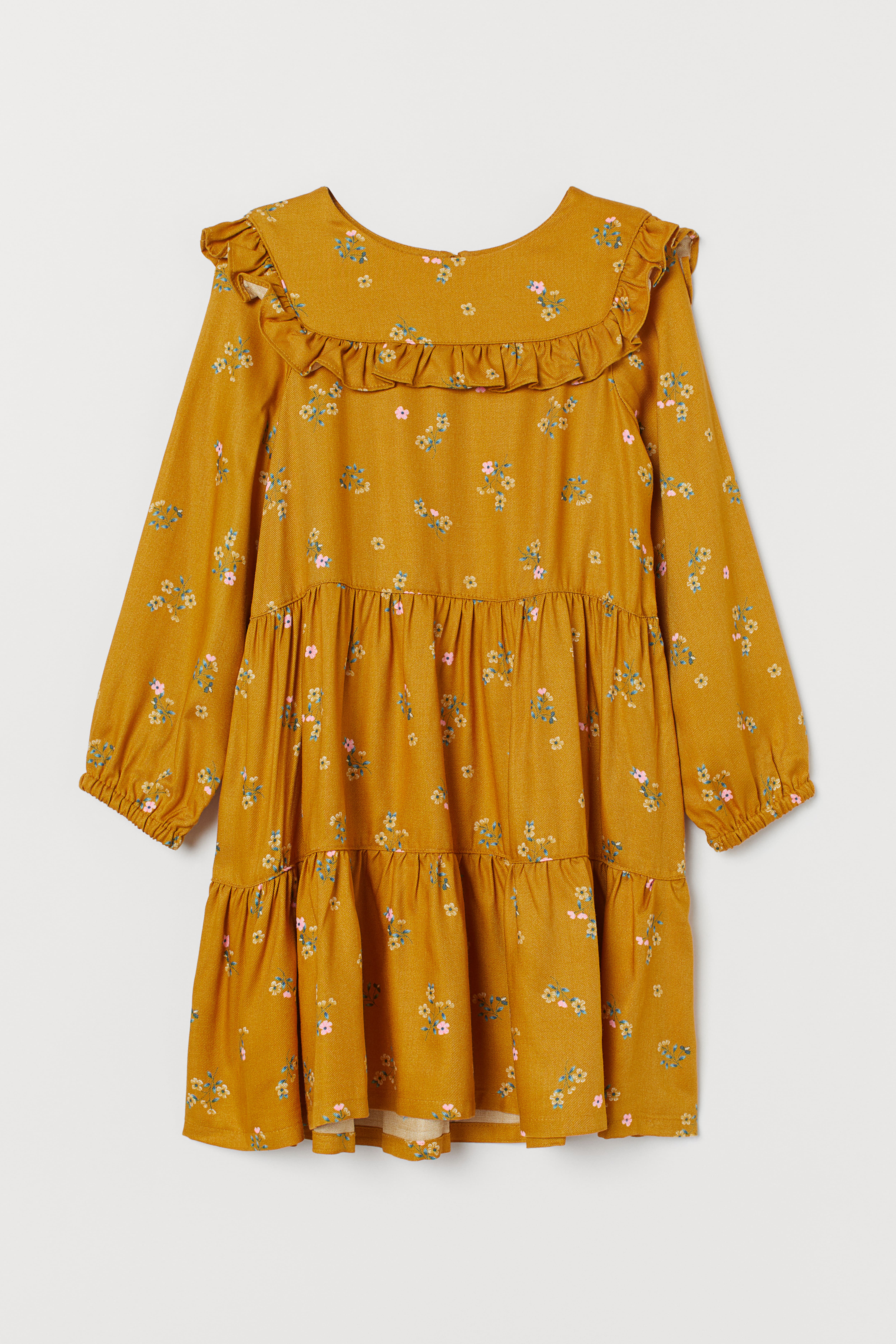 H&m mustard dress hotsell