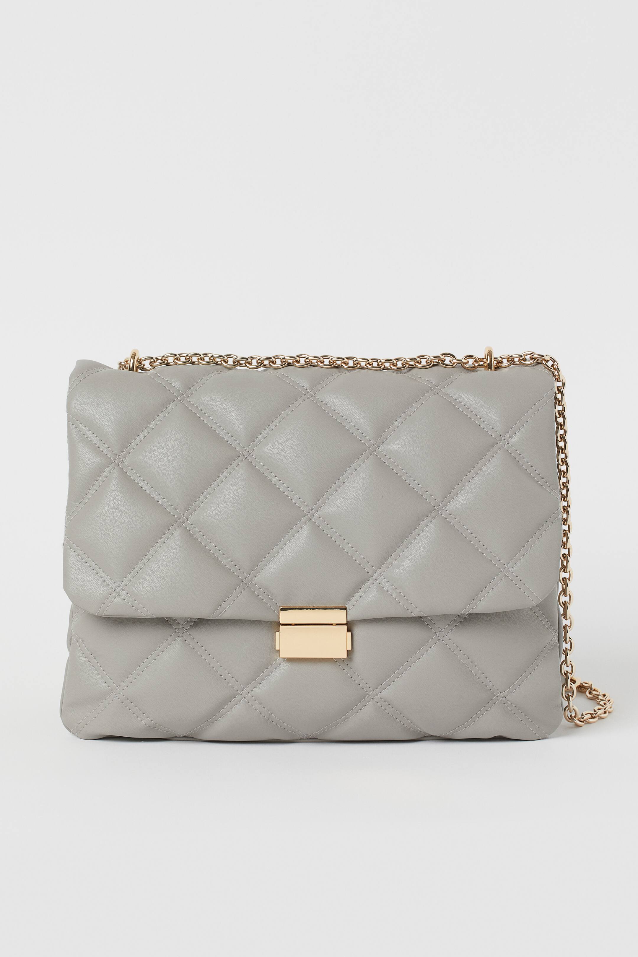 Gesteppte Handtasche - Grau - Ladies | H&M DE