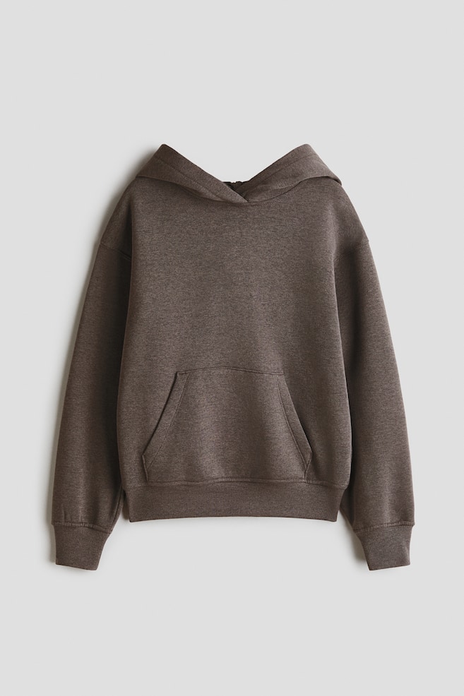 Hoodie - Dunkles Graubraun/Schwarz/Hellgraumeliert/Hellgraumeliert/Schwarz - 1