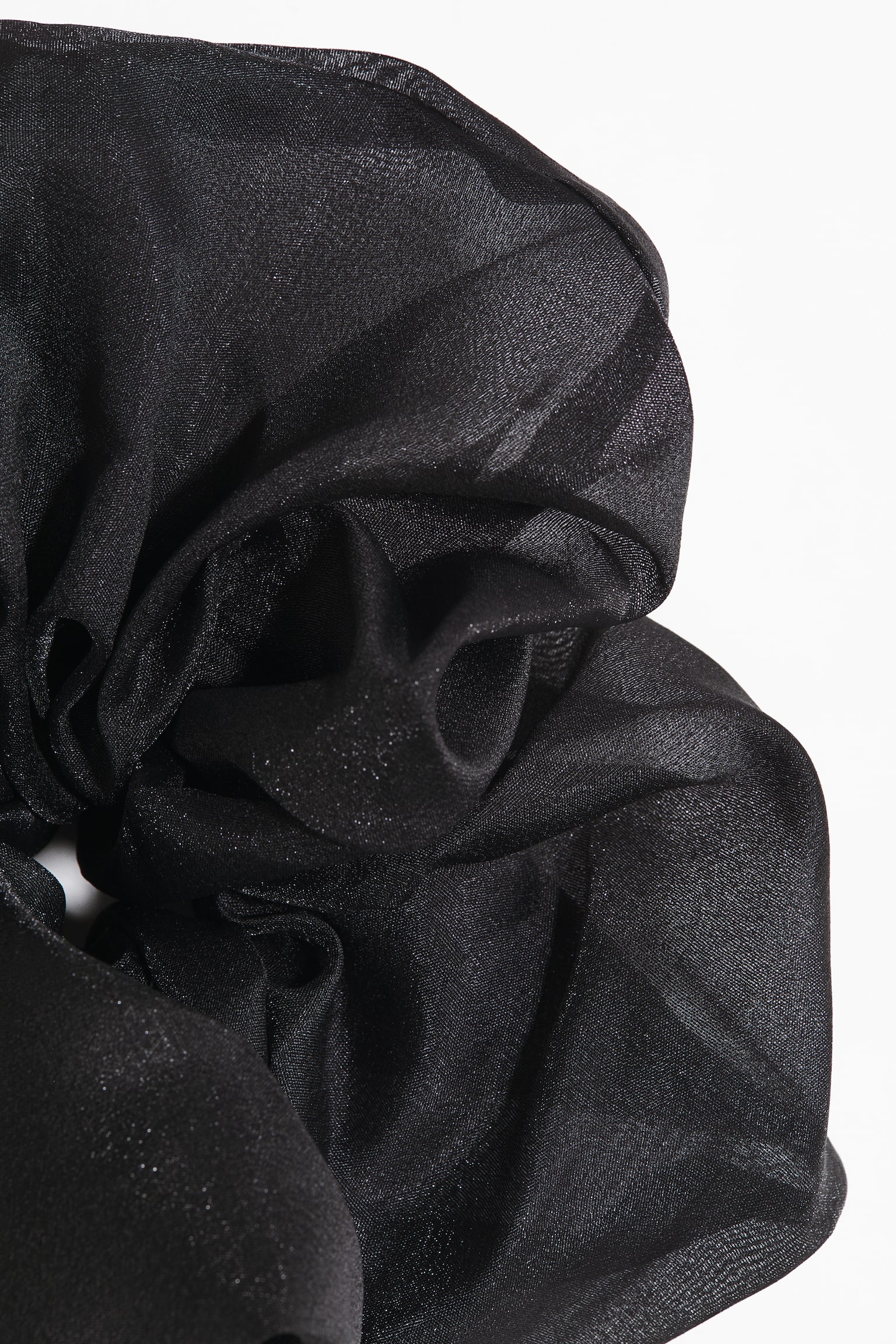 גומיית סקראנצ'י משיפון - שחור - 2