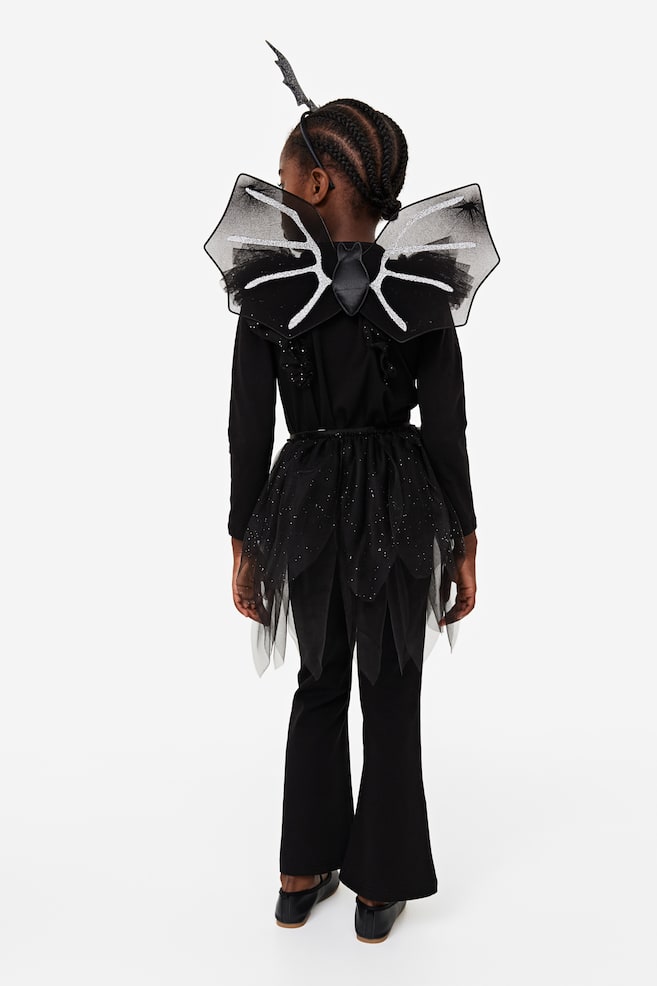 Bat costume - Black/Bat wings - 4
