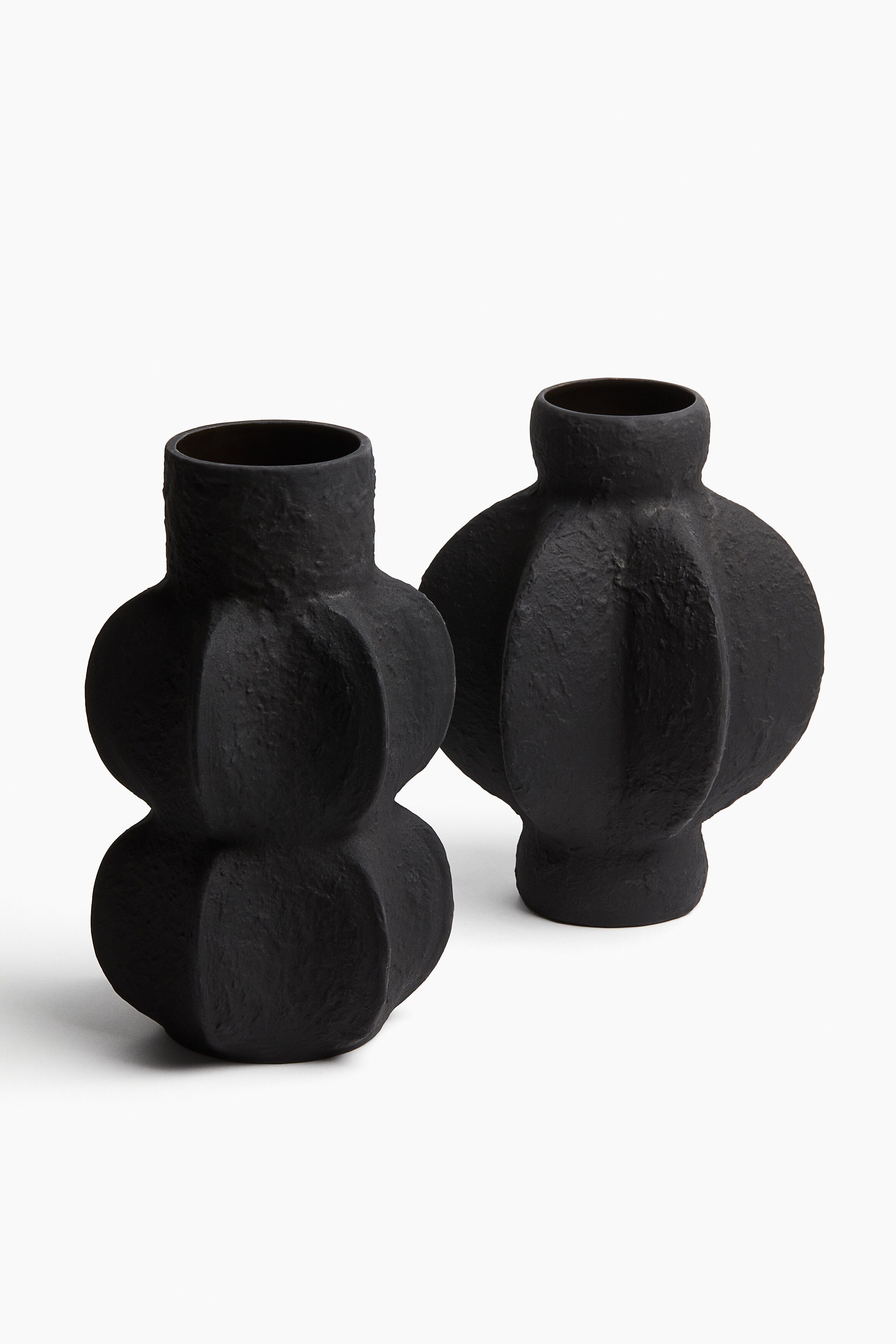 置物 HM Textured Stoneware Vase - White - Home All | H&M US