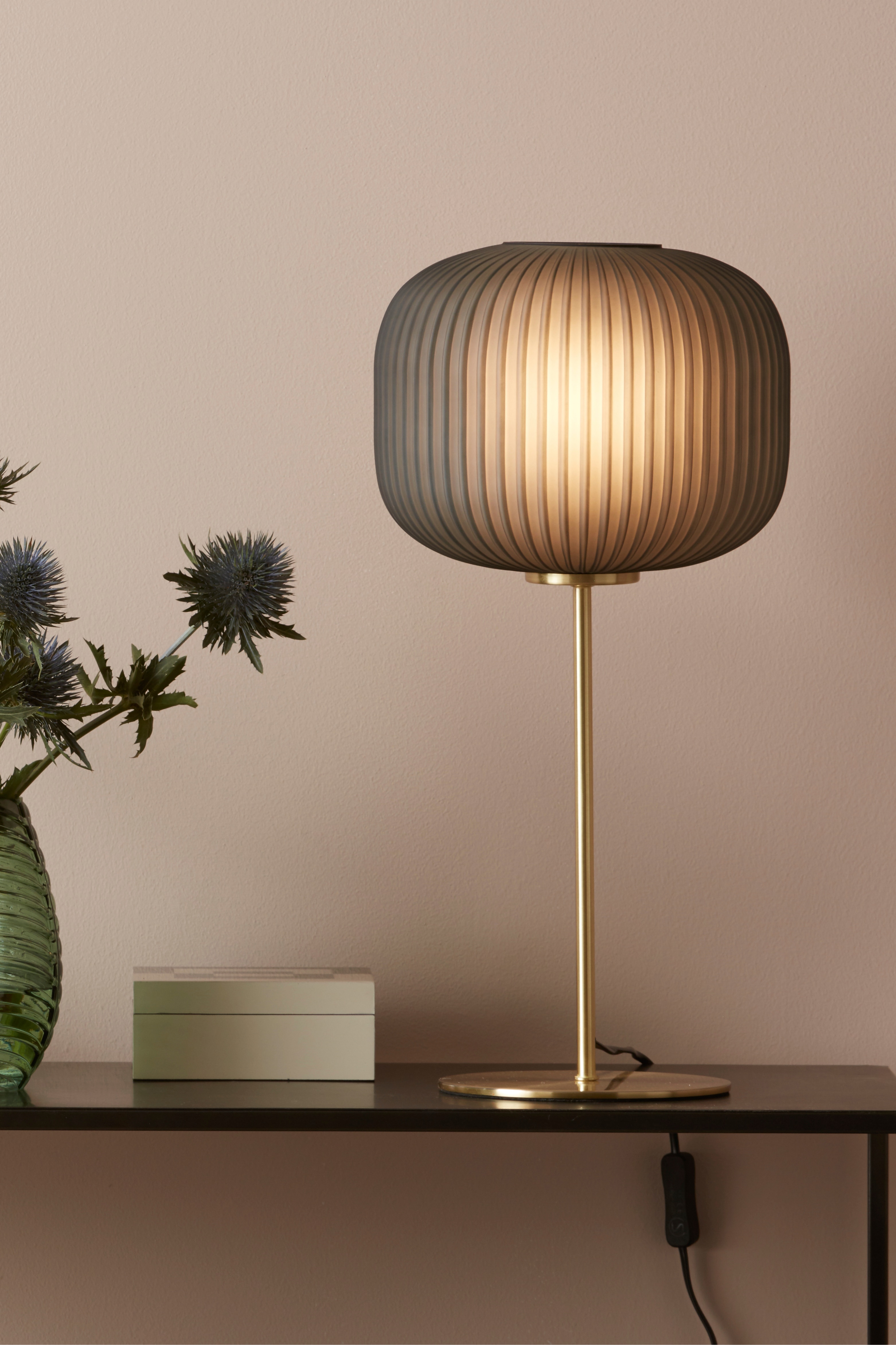 Sober Bordlampe - Brass