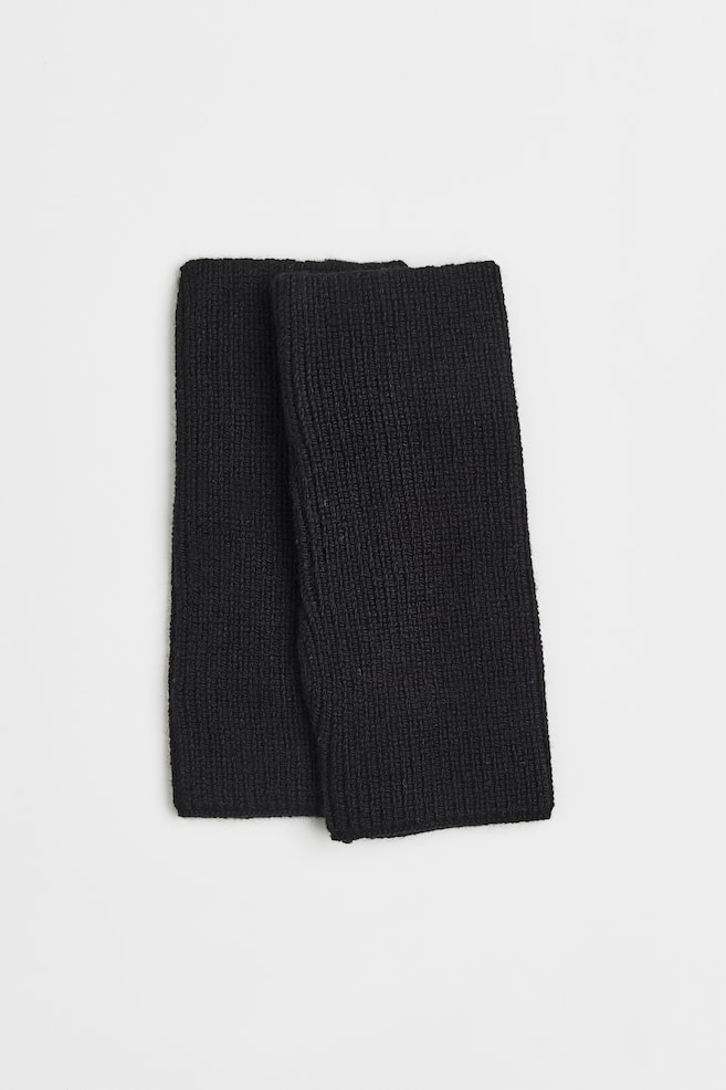 Men - Black Wool-blend Gloves - Size: L/XL - H&M