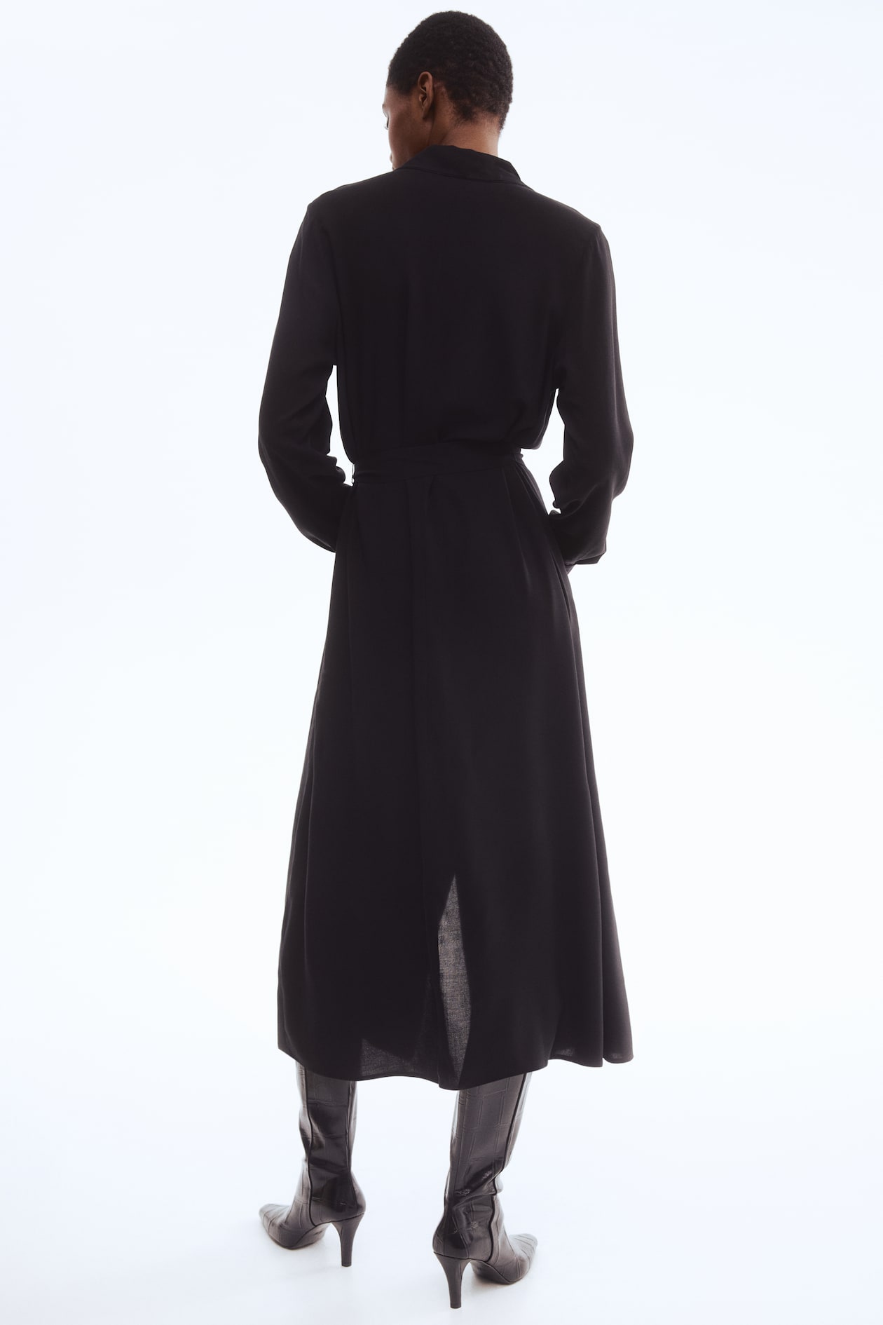 Tie-Belt Shirt Dress - image 4