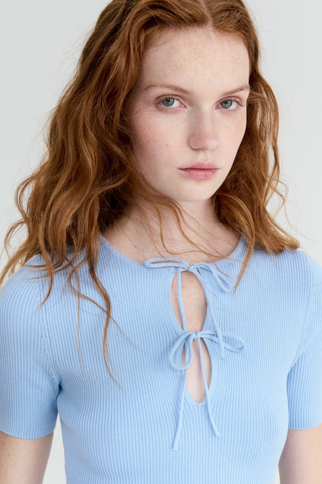 Rib-Knit Mini Dress - image 4