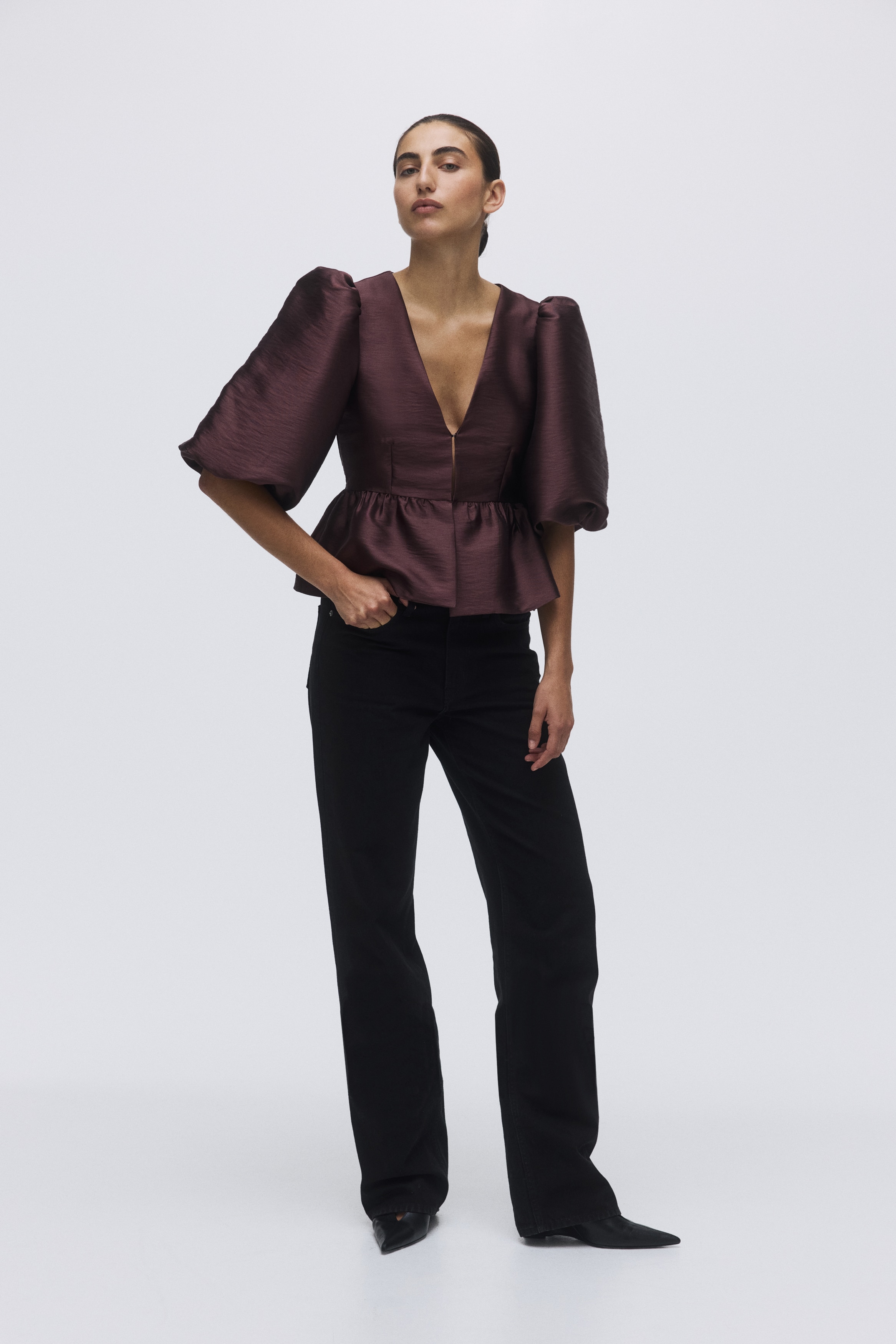 Peplum blouse