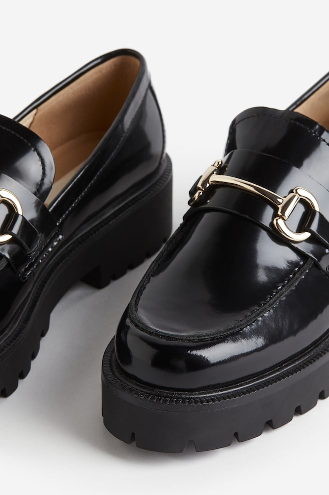 Leather loafers - Black/Black/Black - 5