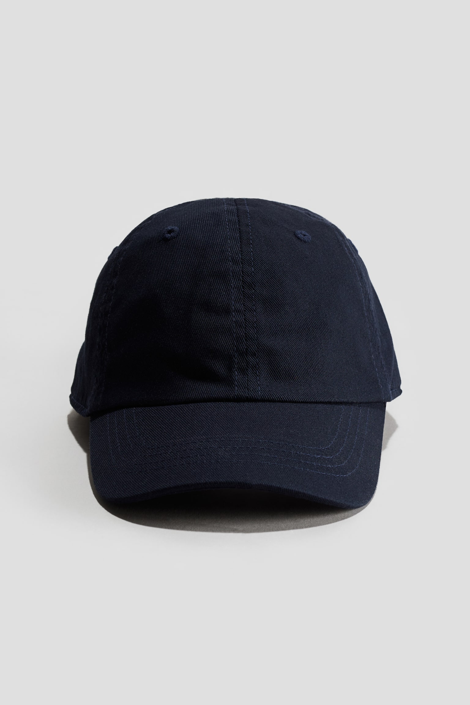 Twill cap - Navy blue/Red - 1