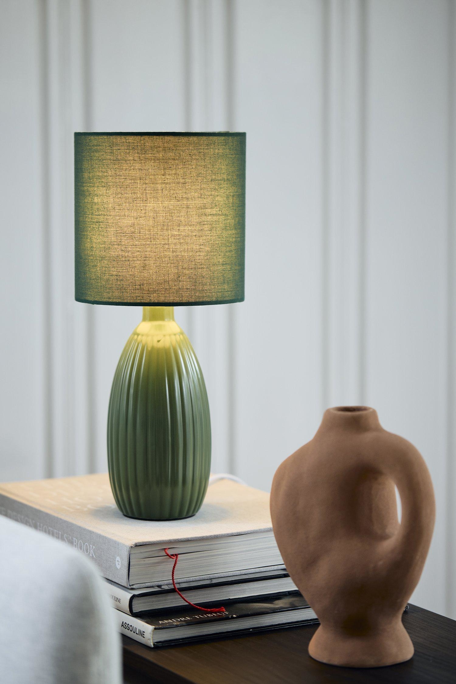 Lâmpada De Mesa Uno 37cm - Vert/Rouge/Gris