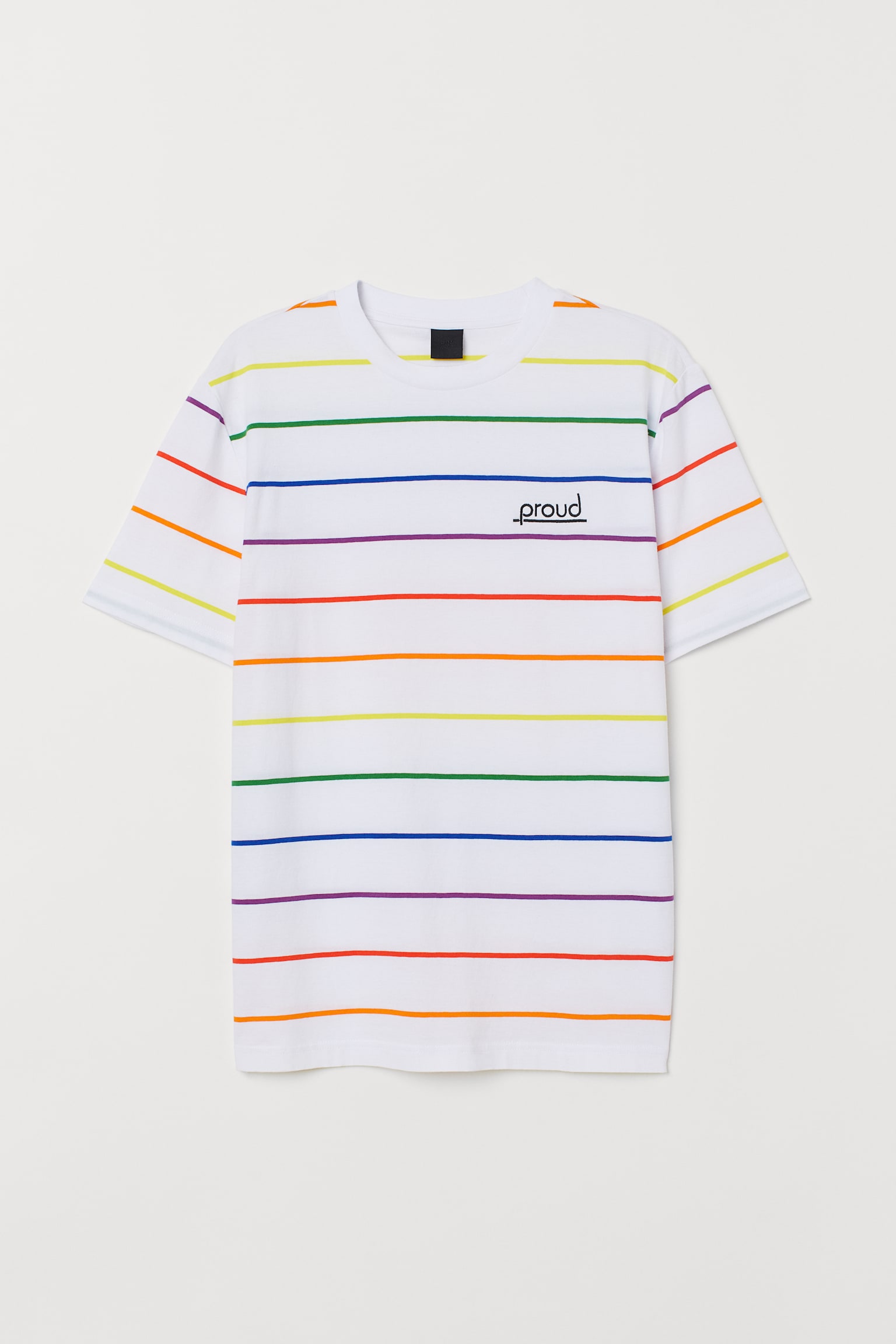 T-shirt met motief - Wit/Proud