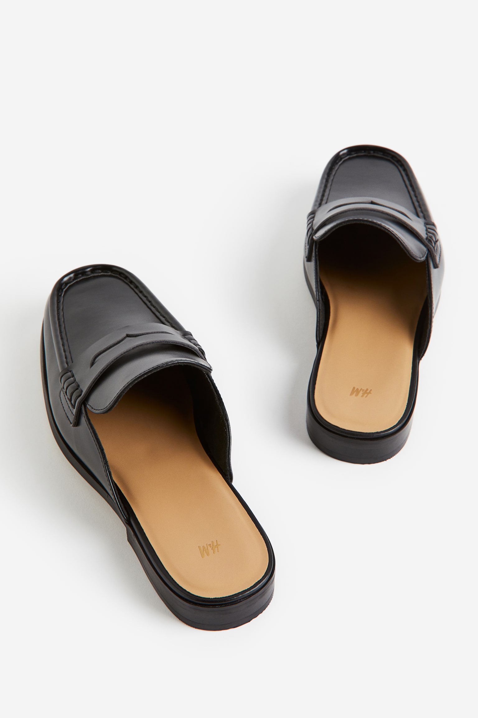 Mule Loafers - Black - 3