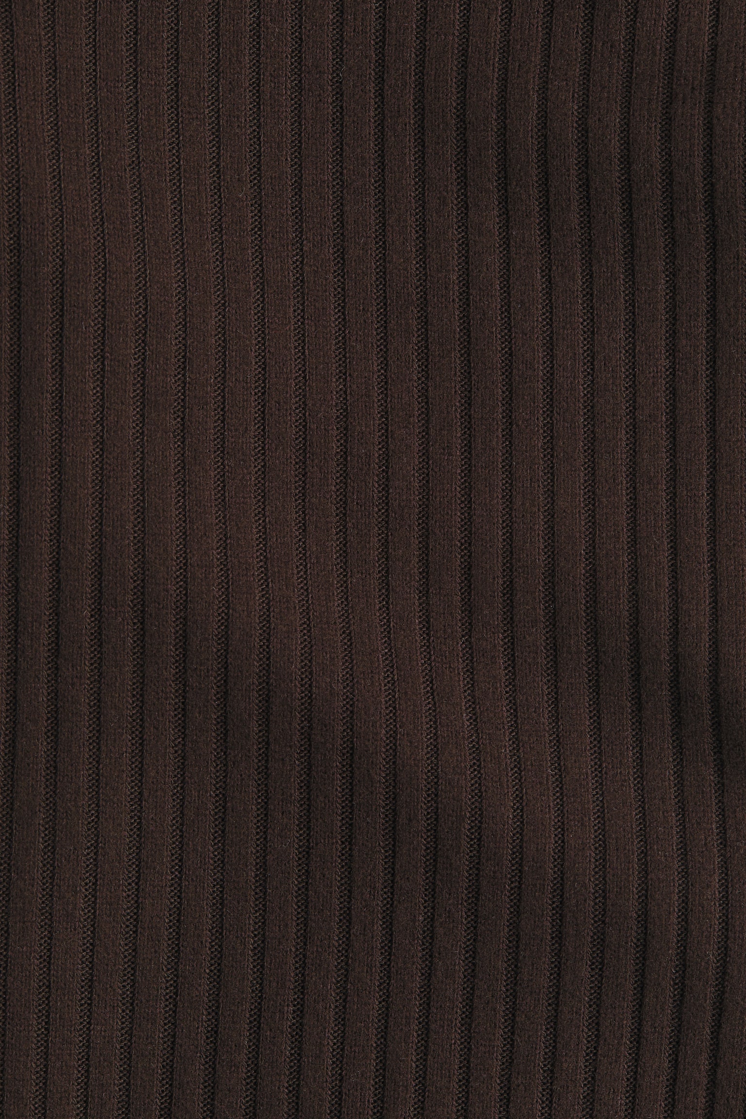 Leggings con pretina plegable en tejido acanalado - Café oscuro/Negro/Beige - 3