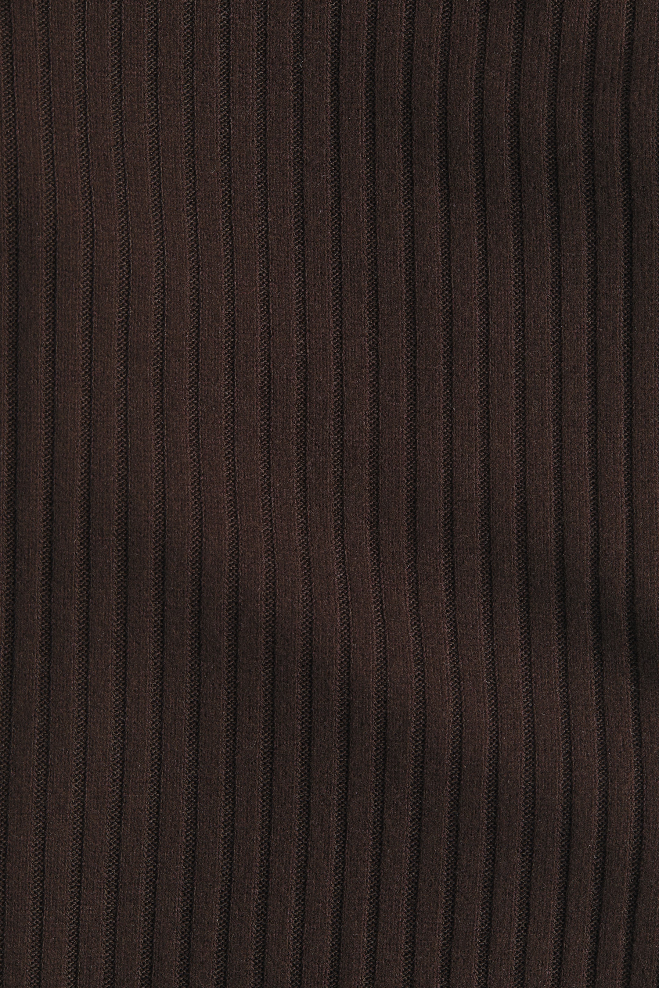 Ampliar la imagen: Leggings con pretina plegable en tejido acanalado - Café oscuro - Ladies | H&M MX 6