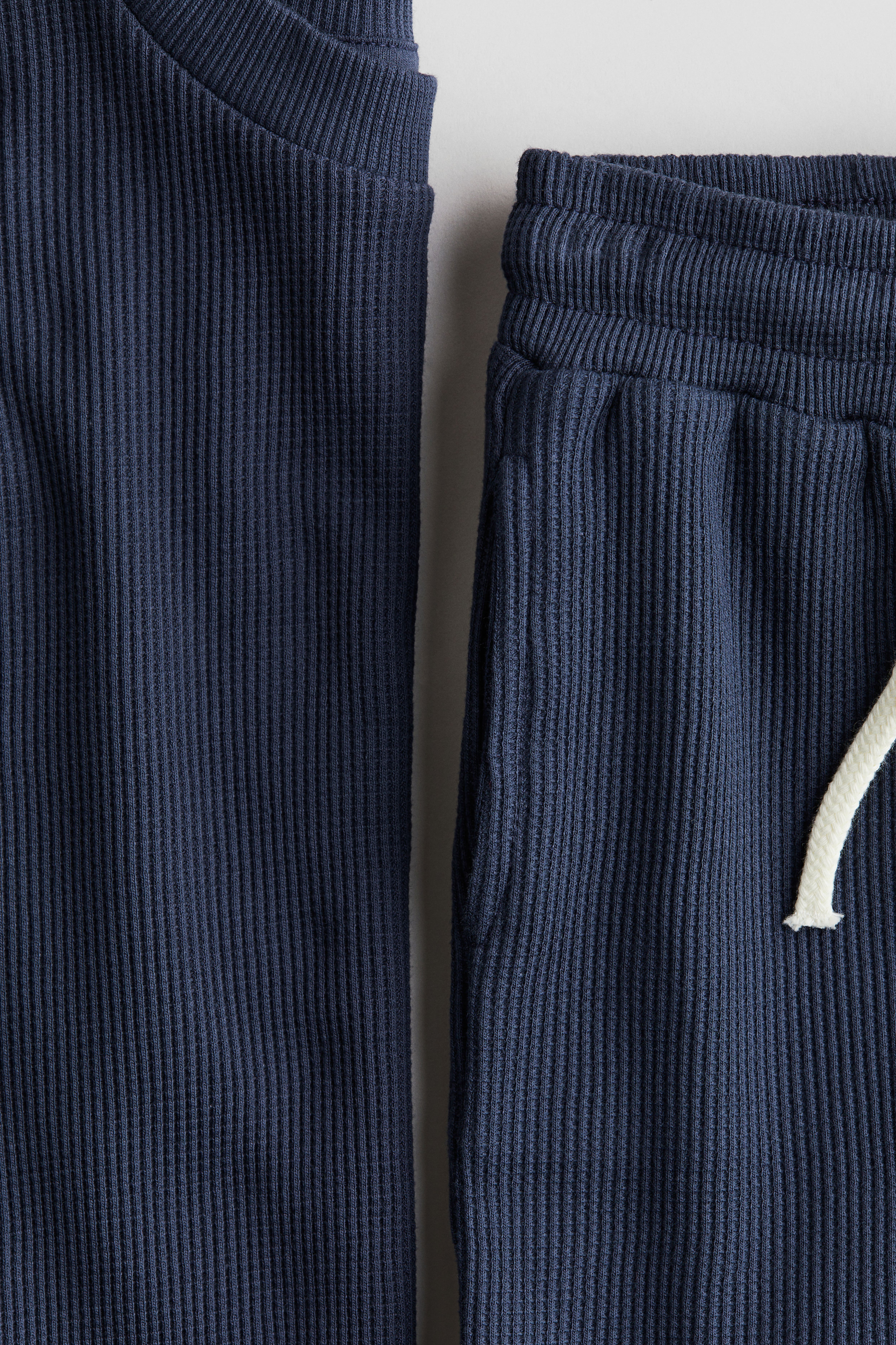 2-Piece Waffled Cotton Set