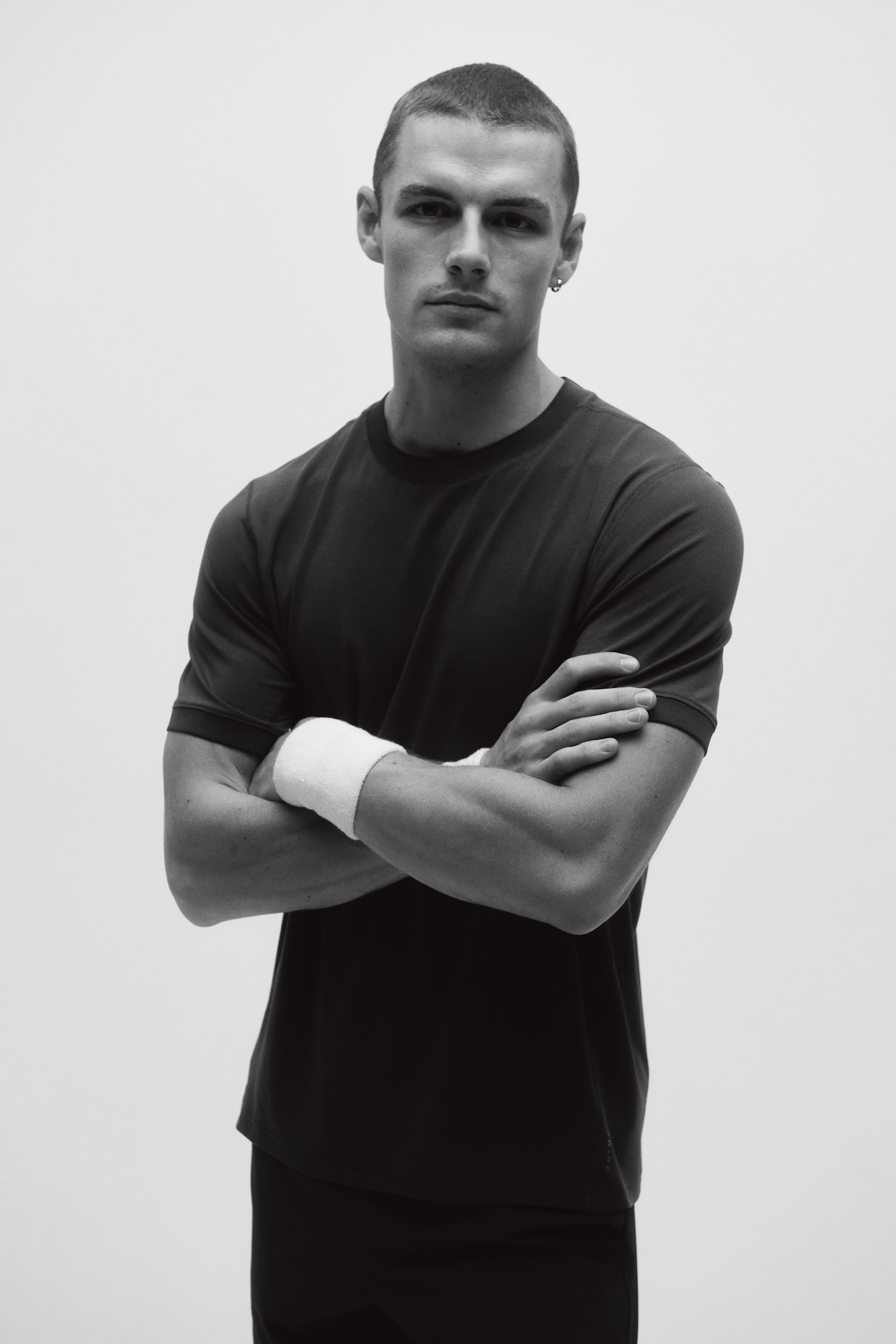 Мужская футболка H&M Move Regular-Fit Tennis with DryMove™, цвет: Кирпичный красный — фото 3