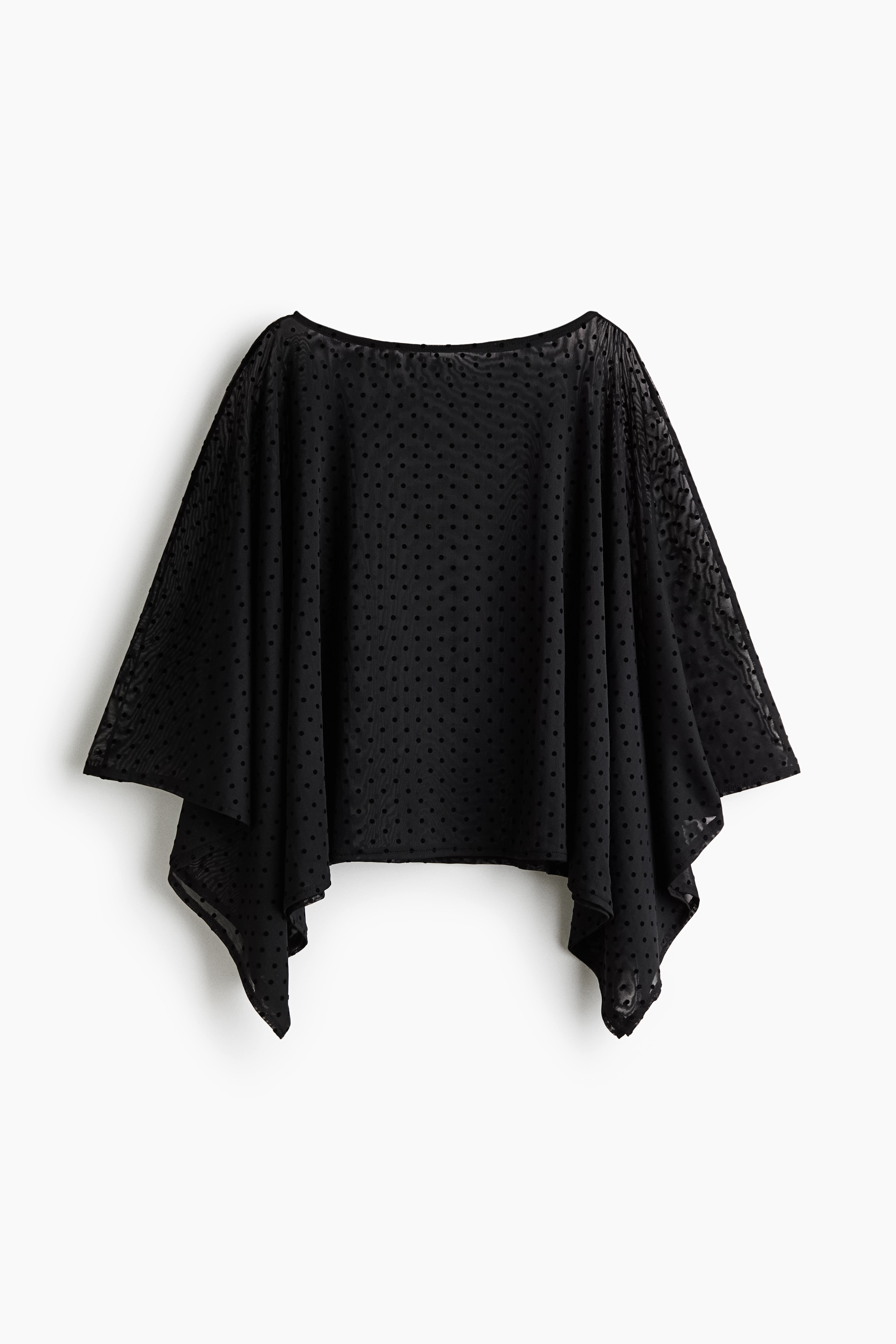 Oversize-viittapusero - Musta/Pilkullinen/Musta
