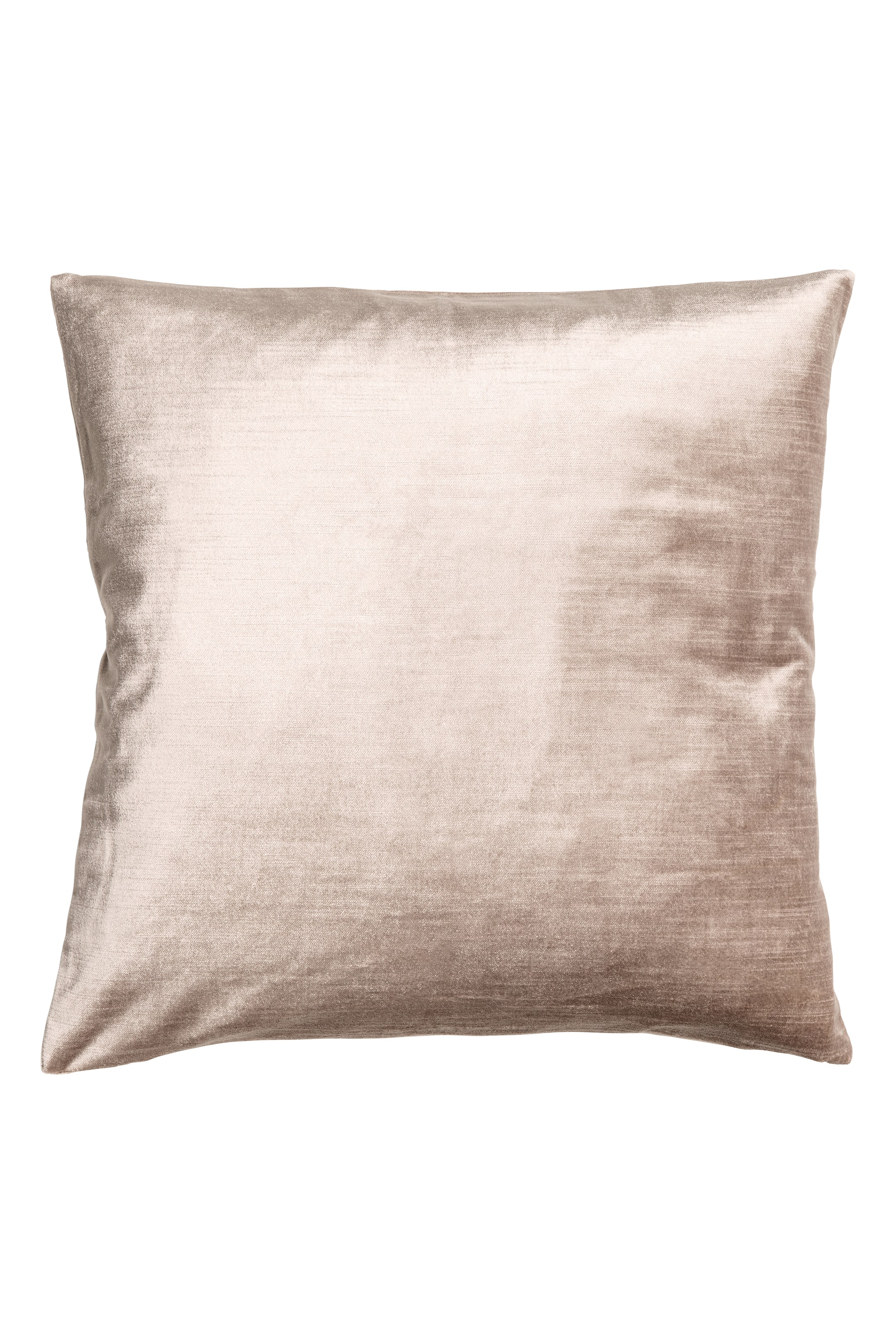 Agrandir l'image: Housse de coussin en velours - Beige clair - Home All | H&M FR 1