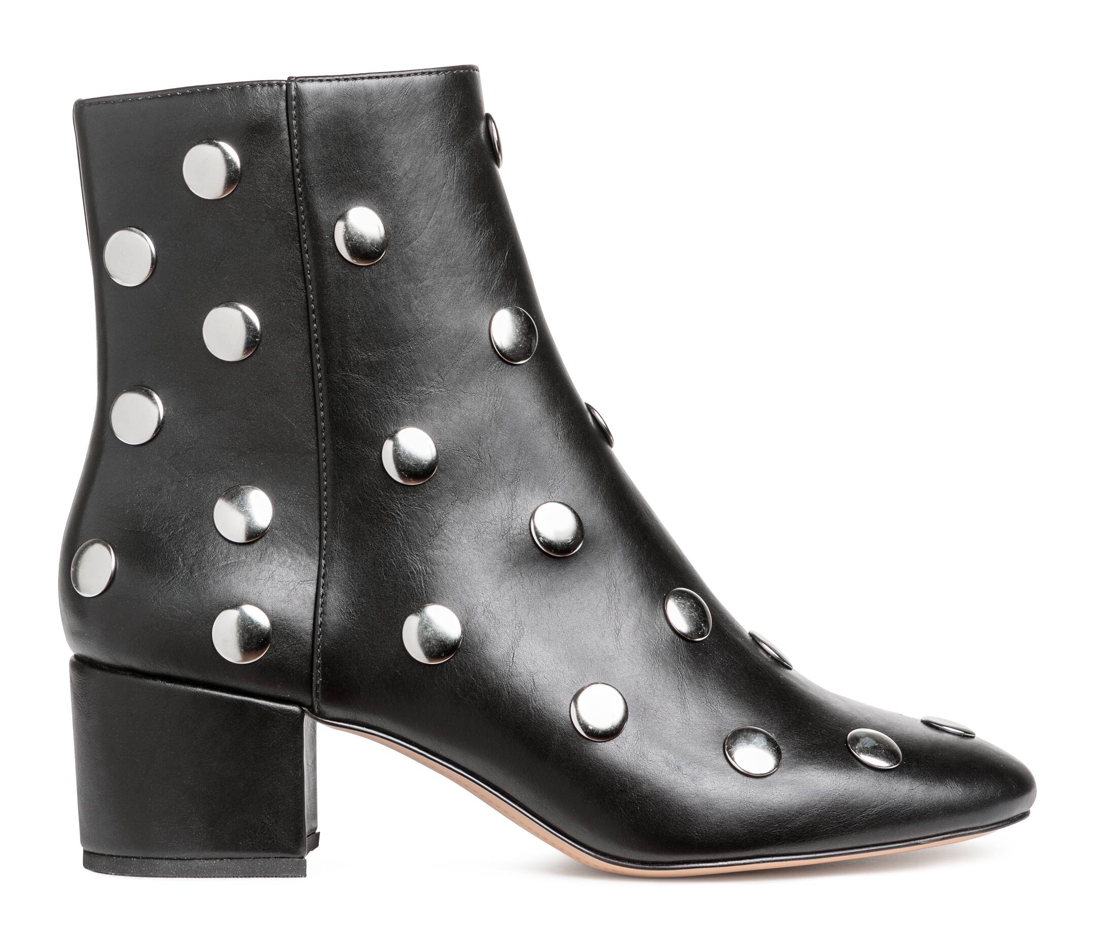 Ankle Boots with Studs