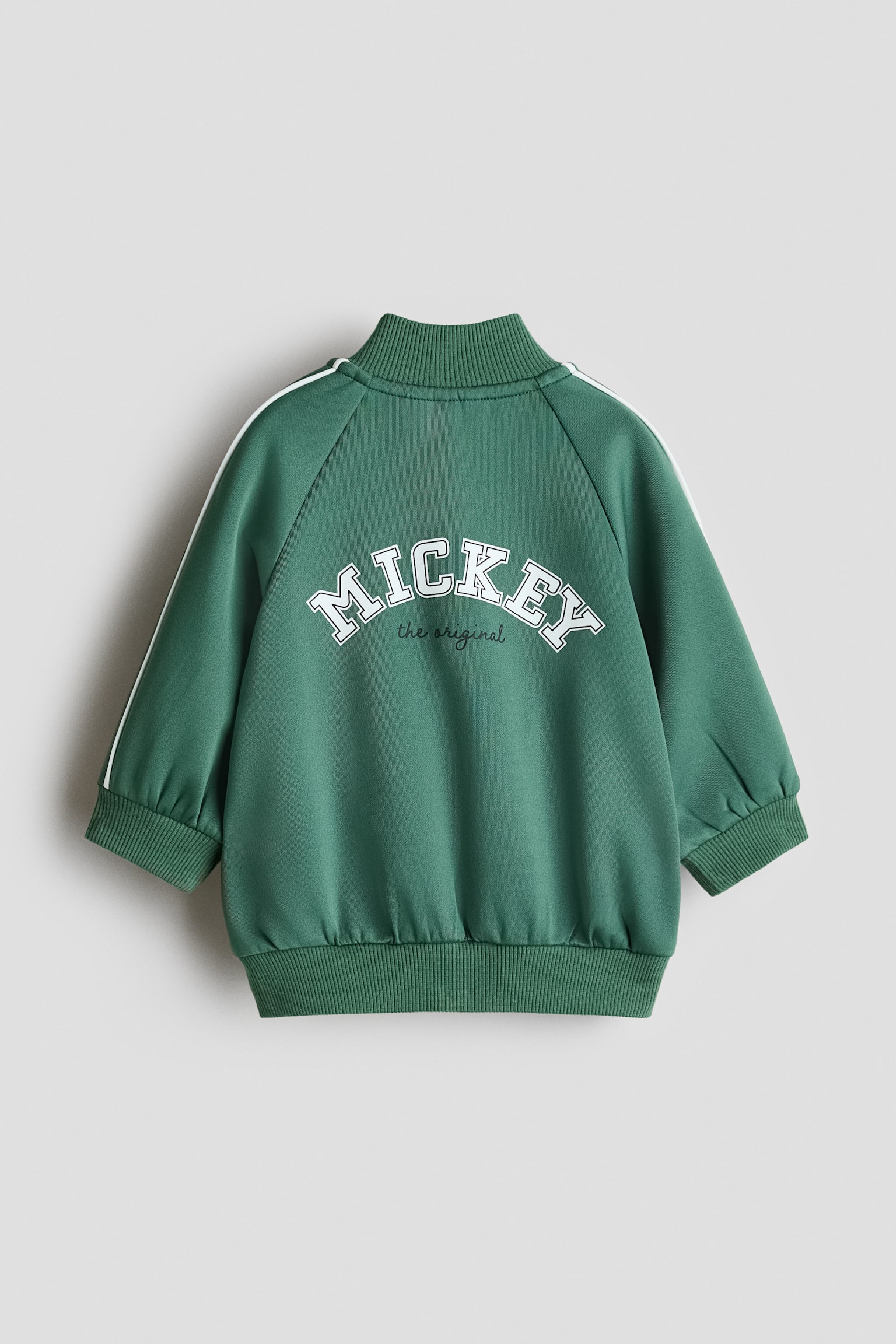 Детский спортивный костюм H&M Printed Tracksuit, цвет: Тёмный зелёный — фото 2