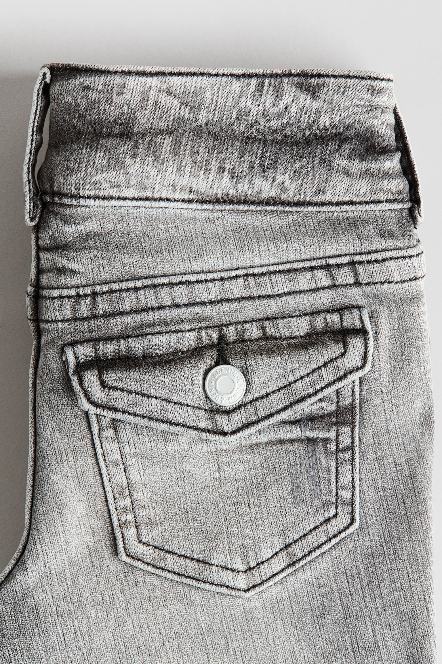 Bootcut Leg Low Jeans - Washed denim grey/Denim blue/Denim black/Denim blue/Dark denim blue - 5