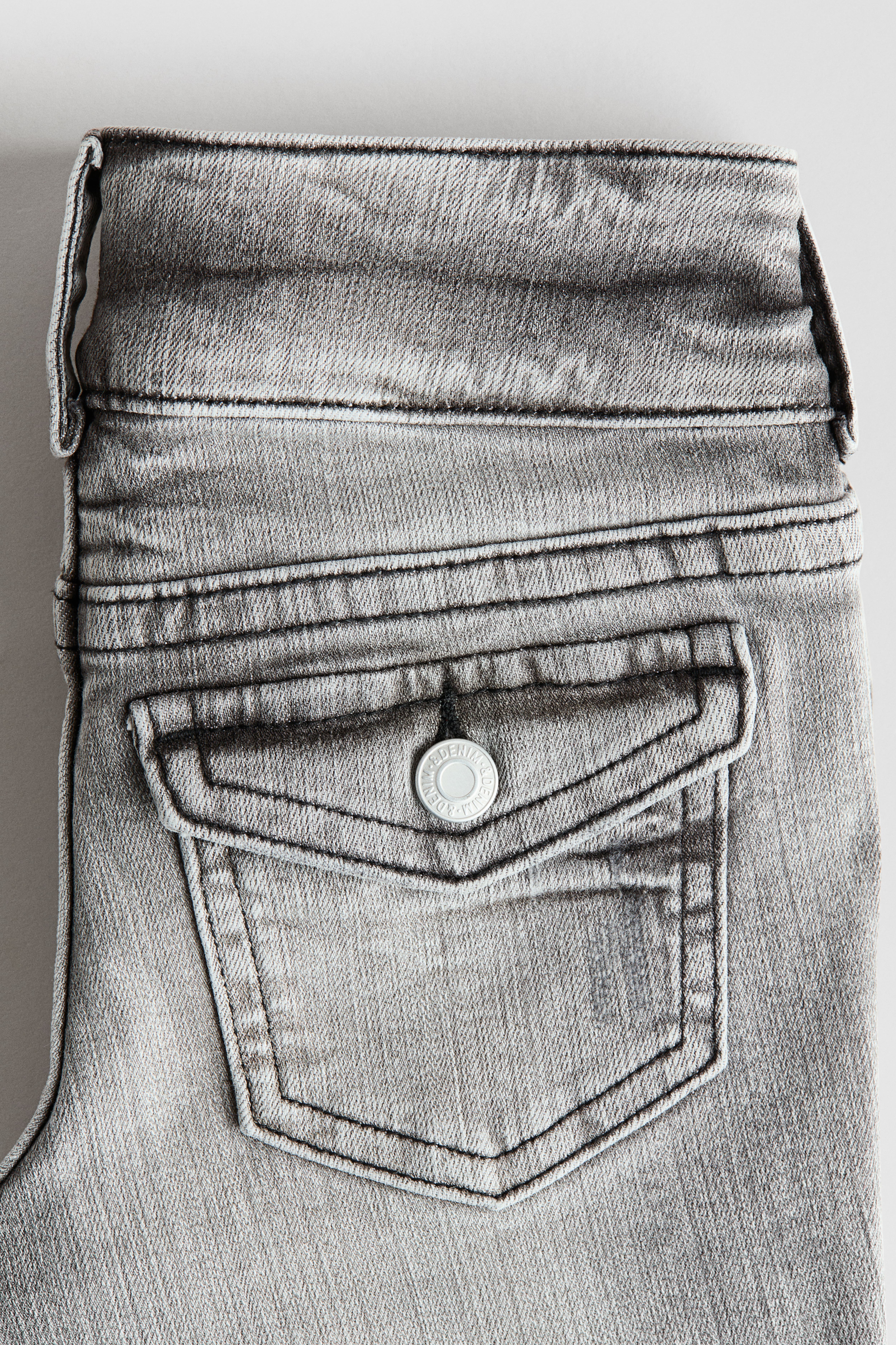 Bootcut Leg Low Jeans