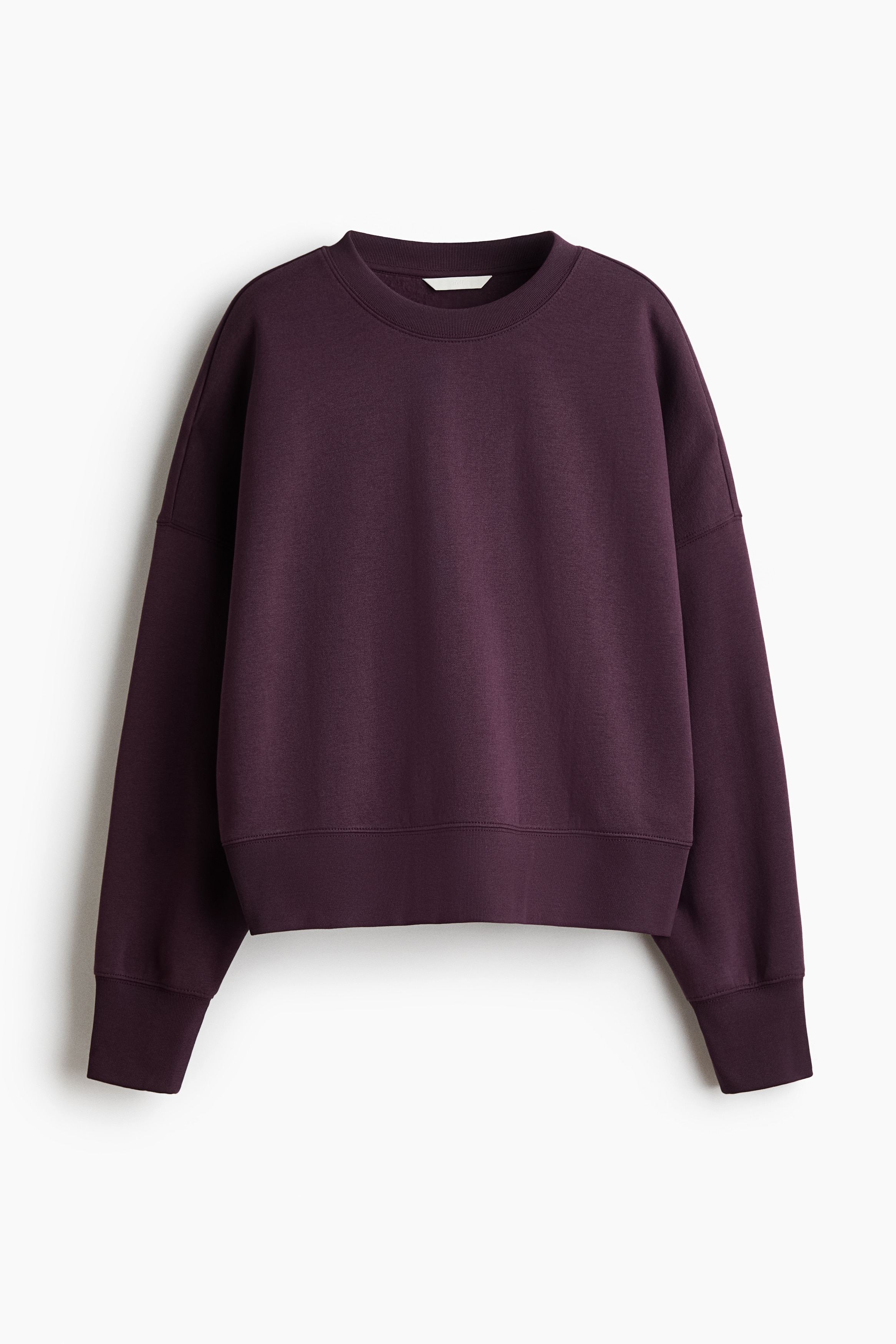 Oversize Sweatshirt - Koyu mor/Tozlu mor/Açık tozlu mavi/Açık sarı