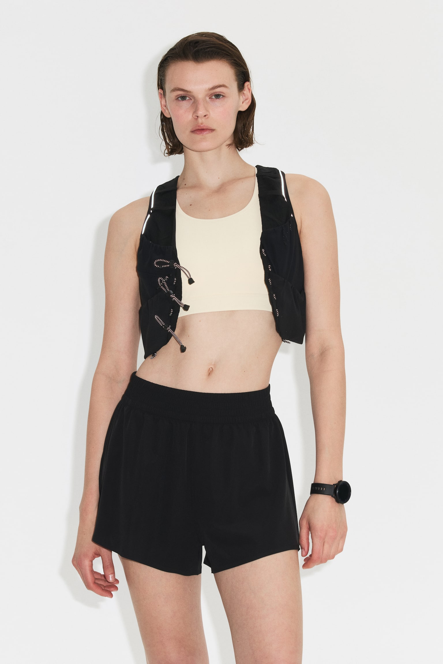 Lightweight running vest - Black - 4