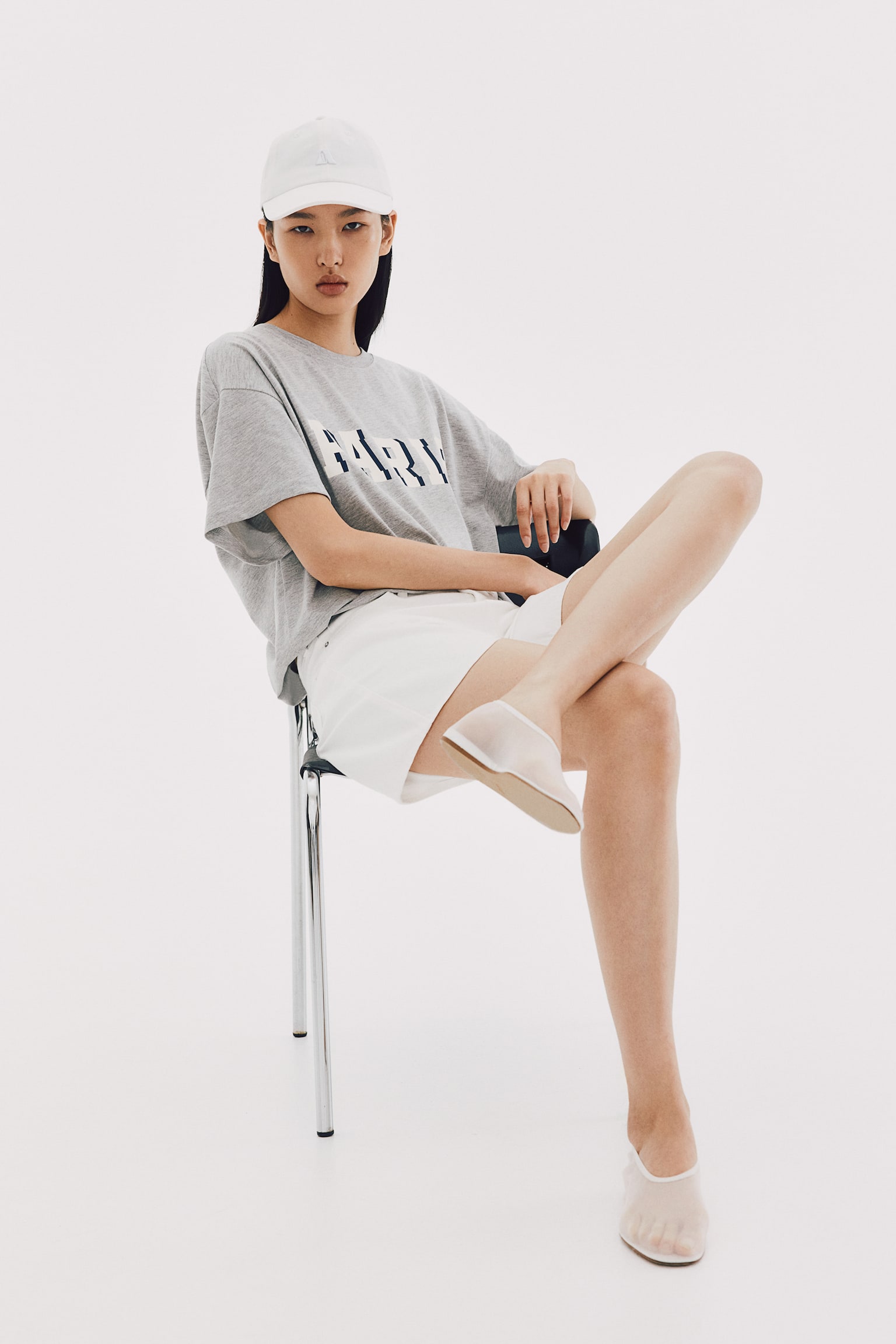 Print Tee - Light grey marle/Paris/White/Cream/Monaco/Dark grey/Los Angeles/White/Lemons/Cream/Café Fleurie - 4