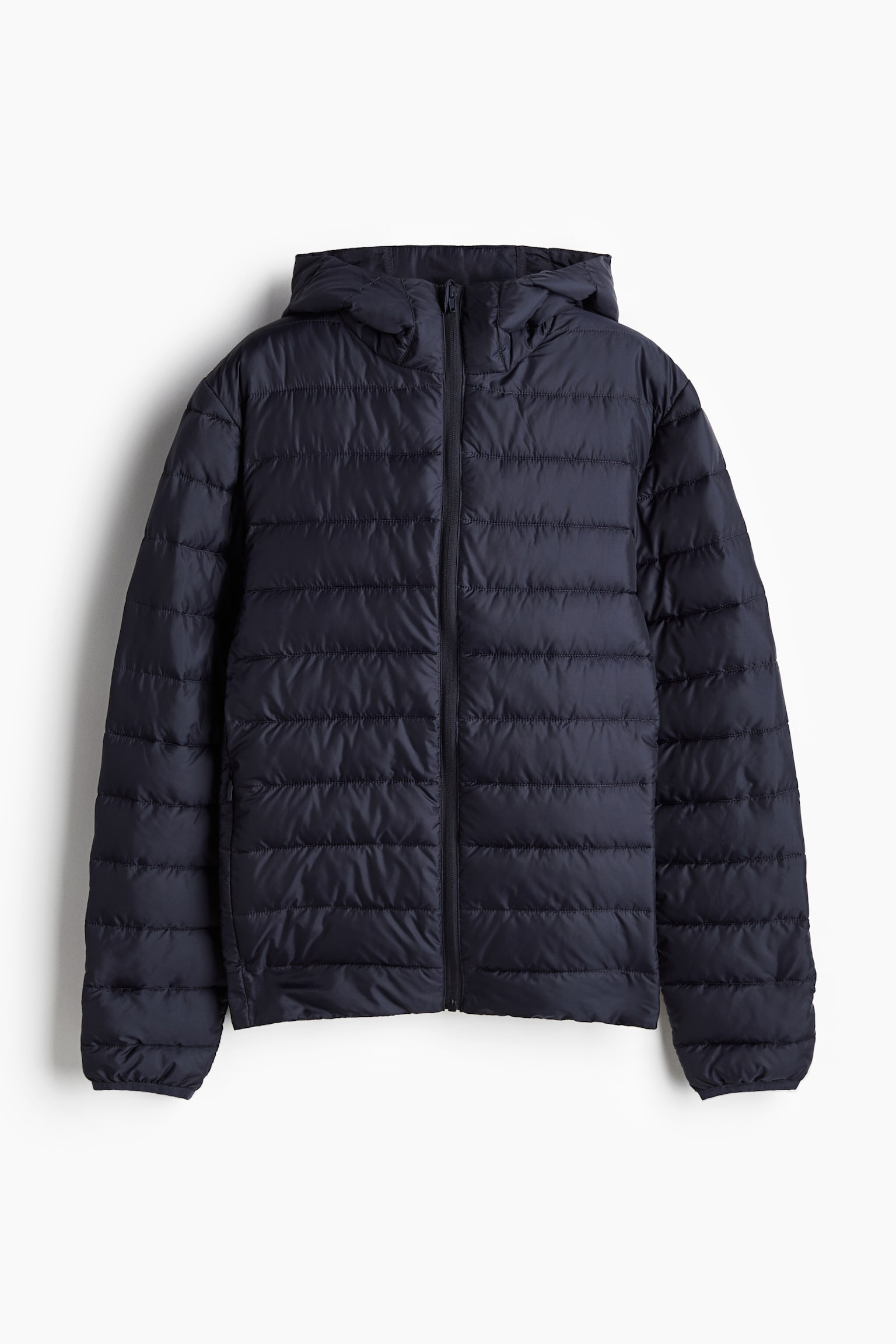 Slim Fit Lightweight puffer jacket - Navy blue/Black/Khaki green - 2