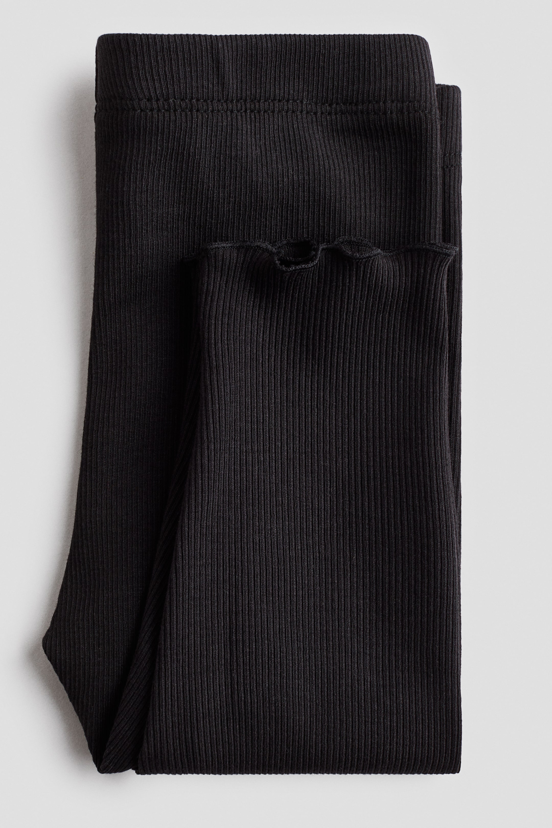 Agrandir l'image: Legging en coton côtelé - Noir - ENFANT | H&M BE 2