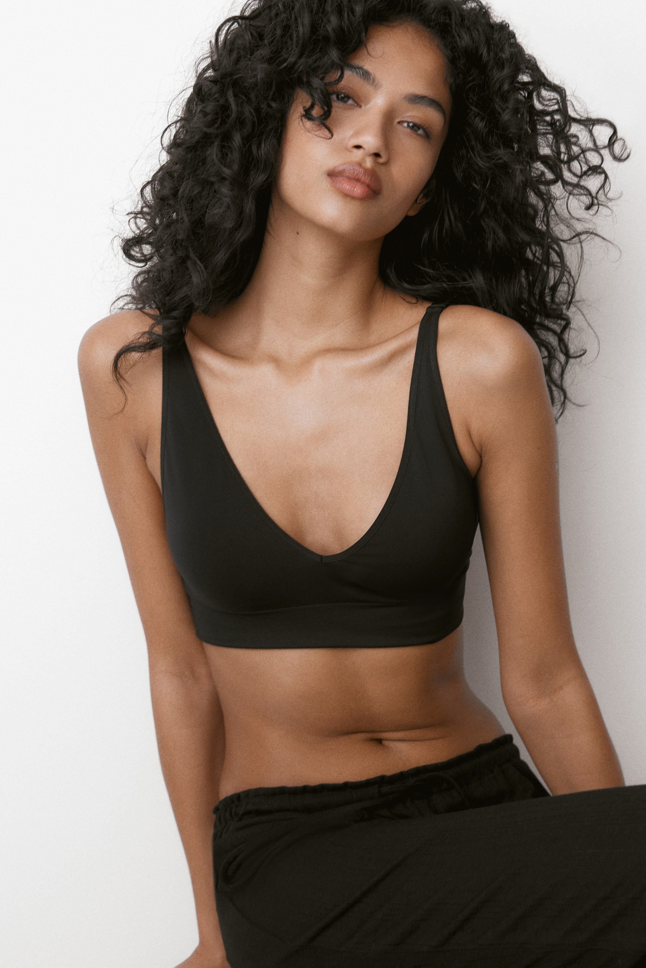 Soutien-gorge sans couture souple et coussiné