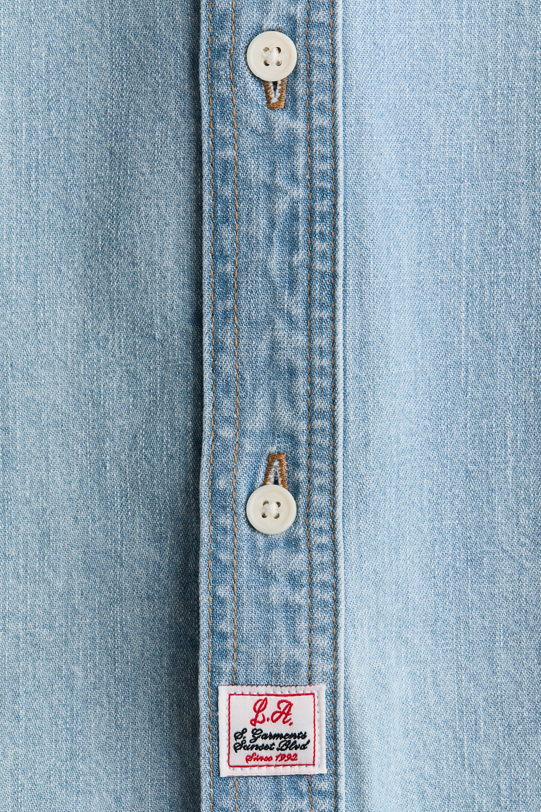 Chemise décontractée en denim