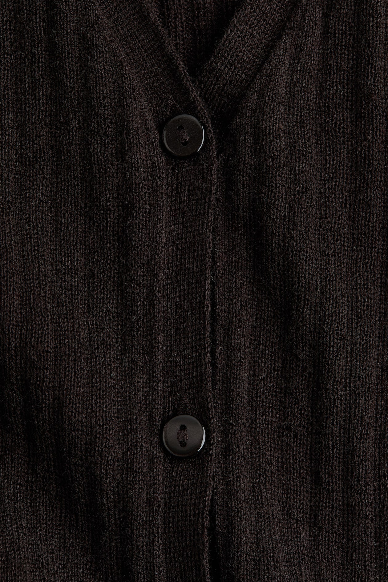 Rib-Knit Linen-Blend Cardigan - image 2