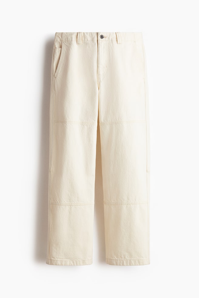 Loose-Fit Worker Jeans - Cream/Denim blue/Gray/Black - 1