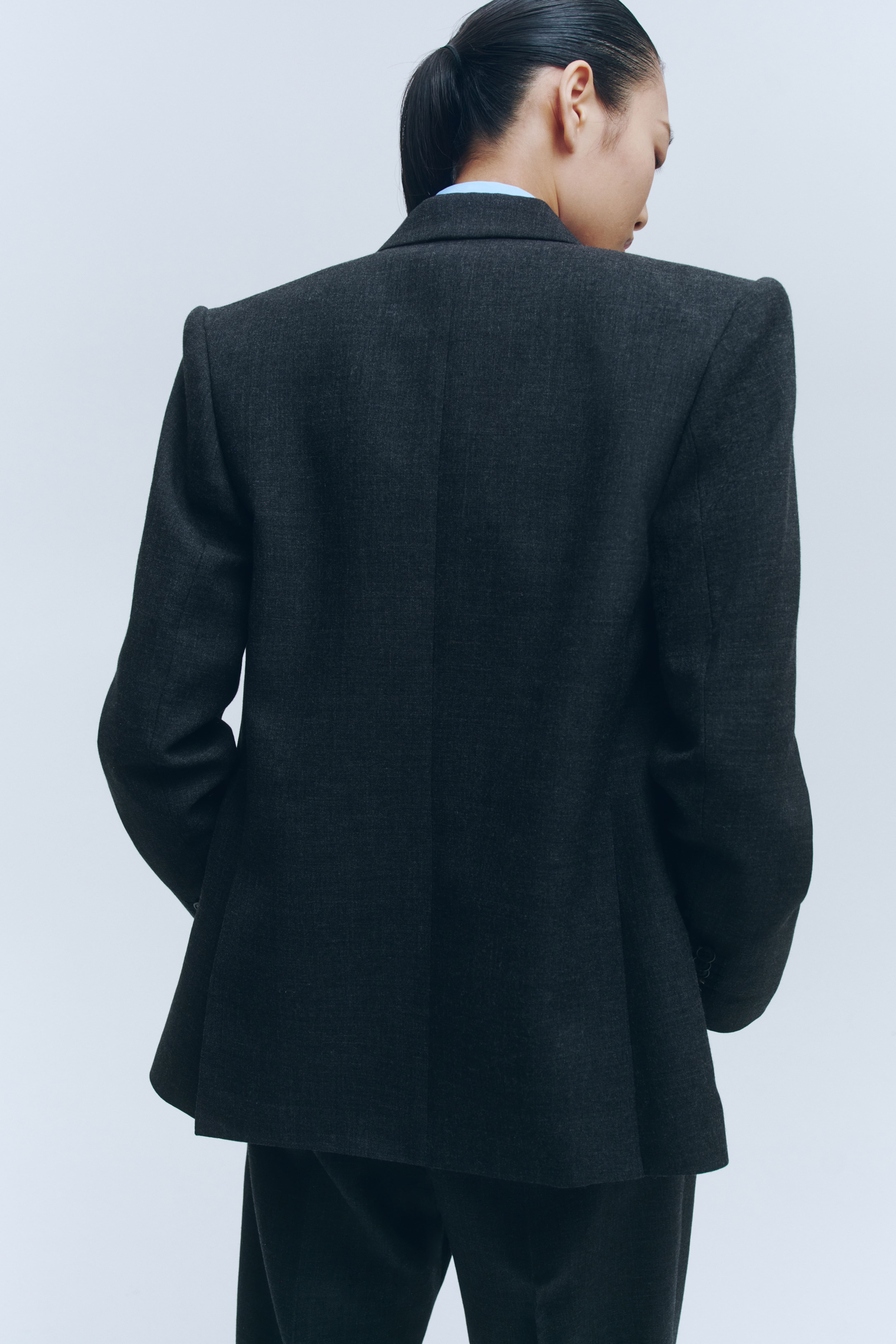 Double-Breasted Wool Blazer