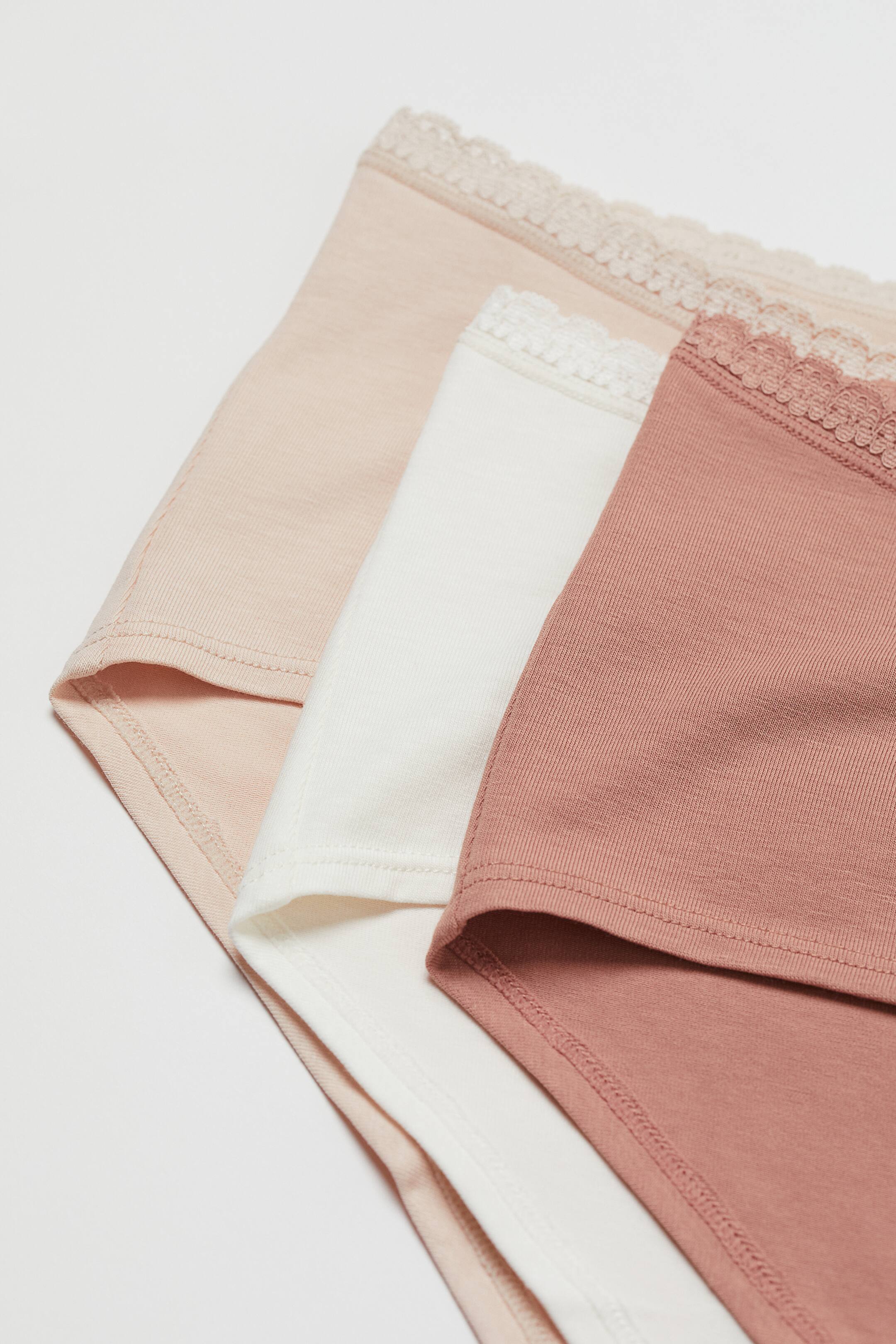 Prikaži veću sliku: MAMA Pet hipster gaćica - Sivoplava/puder ružičasta - Ladies | H&M RS 2