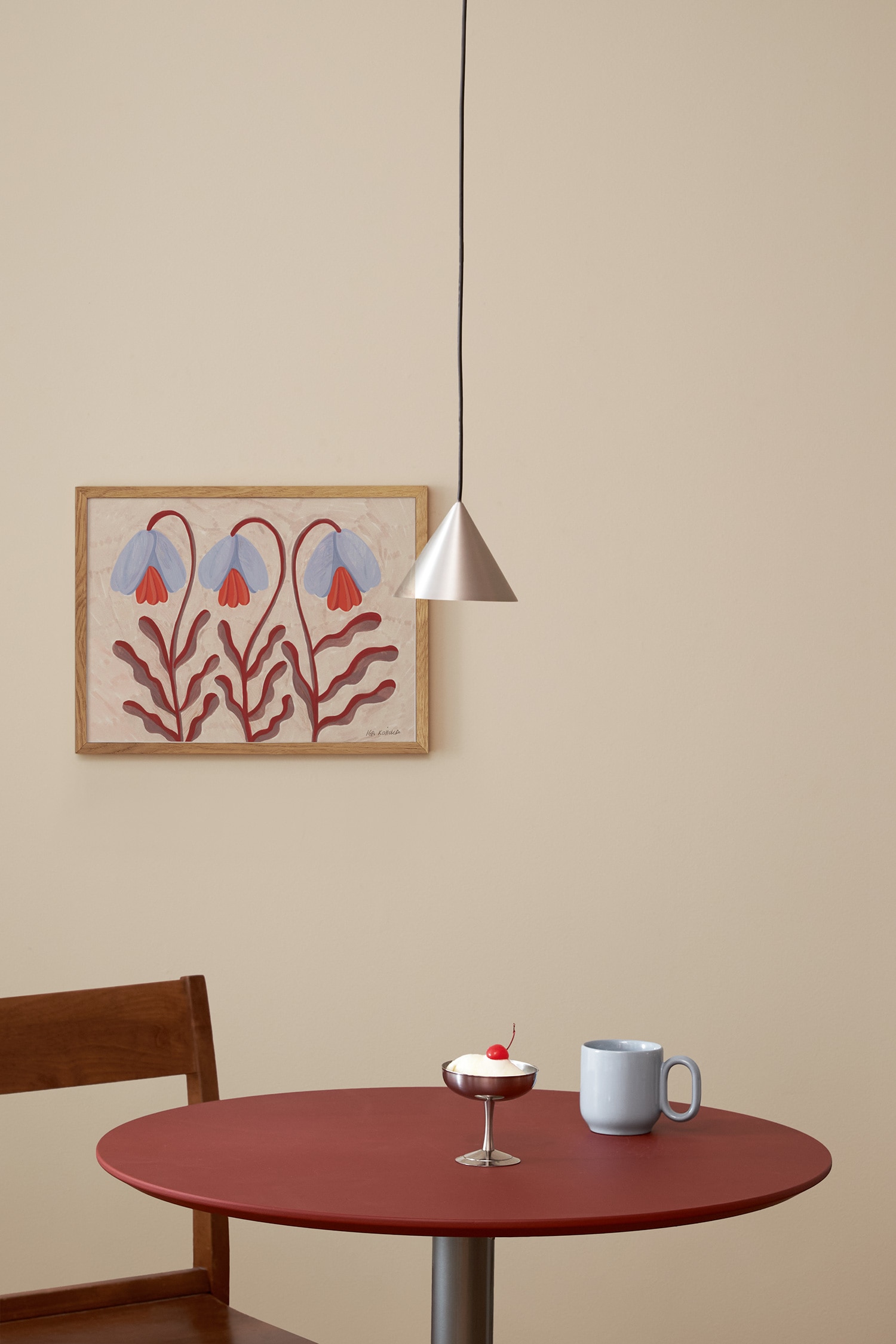 Iga Kosicka Poster - Blue Flowers/Blueberry Dogs/Waiting/Hukit